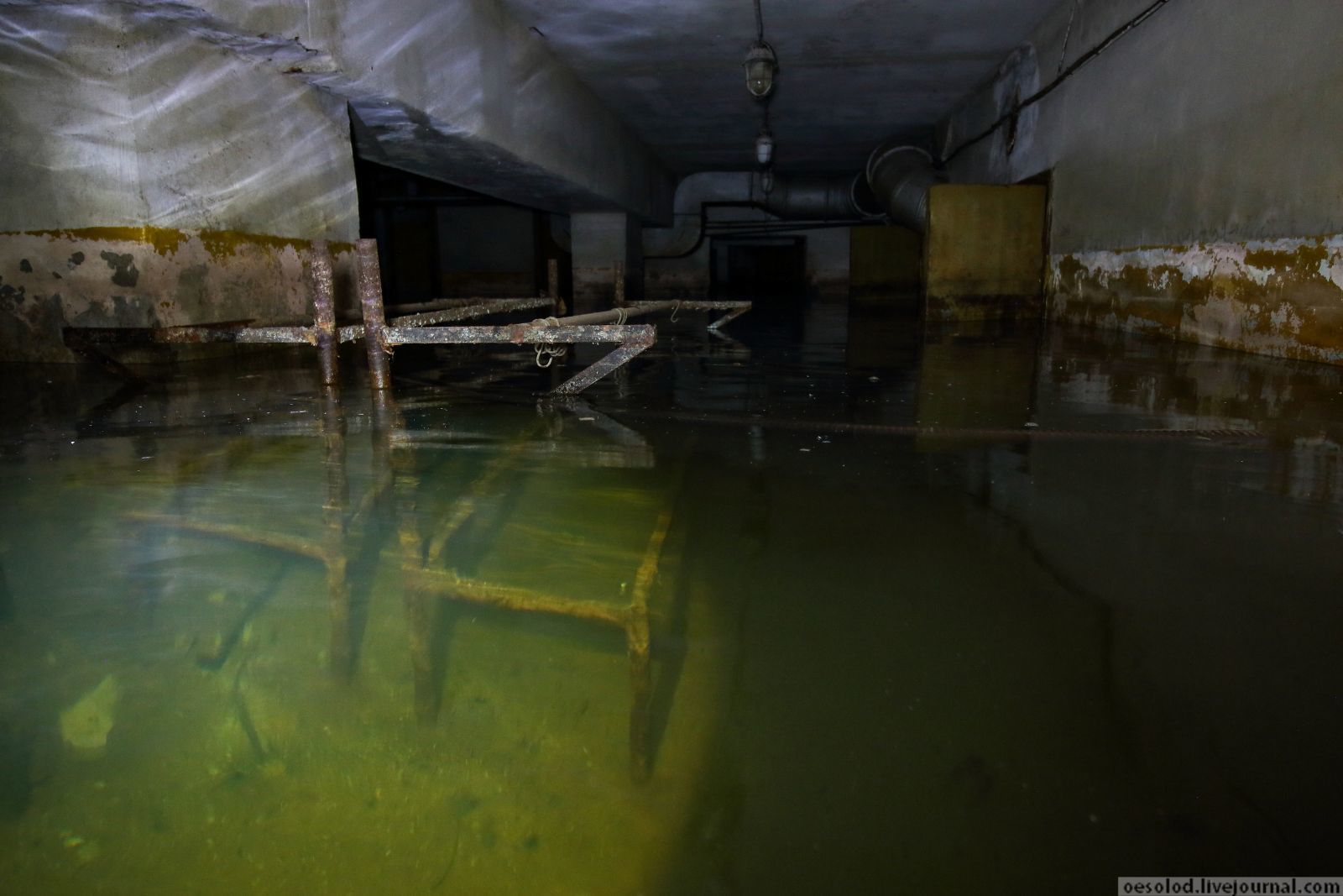 On an air mattress, paddling with brooms in an abandoned bomb shelter - My, Abandoned, the USSR, Bomb shelter, Urbanfact, Video, Longpost