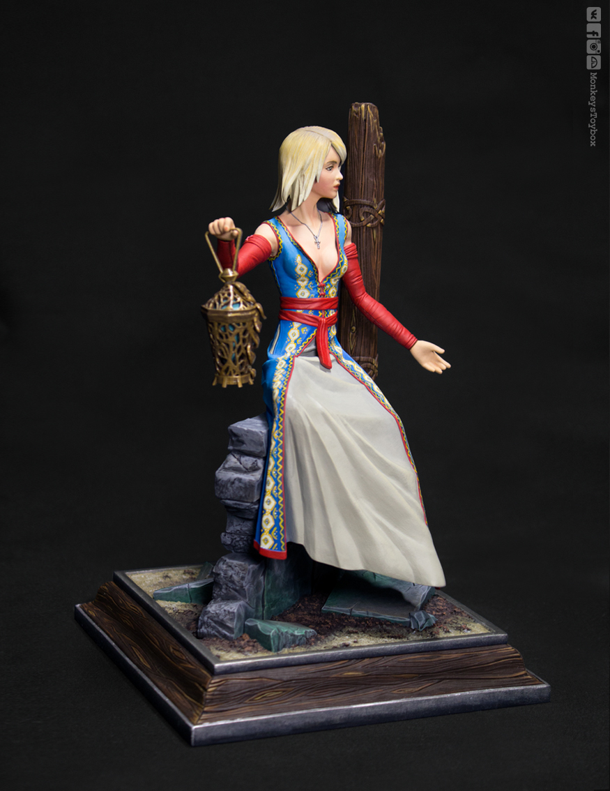 Keira Metz figure from Witcher 3 - My, Longpost, Polymer clay, Лепка, Keira Metz, Witcher, The Witcher 3: Wild Hunt