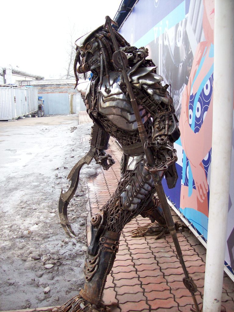 Reply to the post Thai Predator - Sculpture, Iron, Metal, Reply to post, Kemerovo, Longpost, Predator (film)