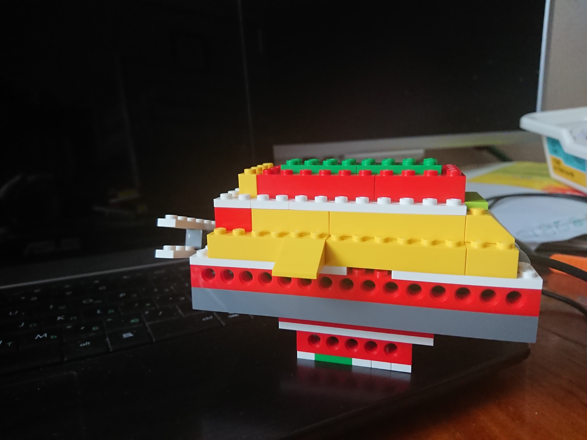 Airship from Lego wedo-1 - My, Lego, Children