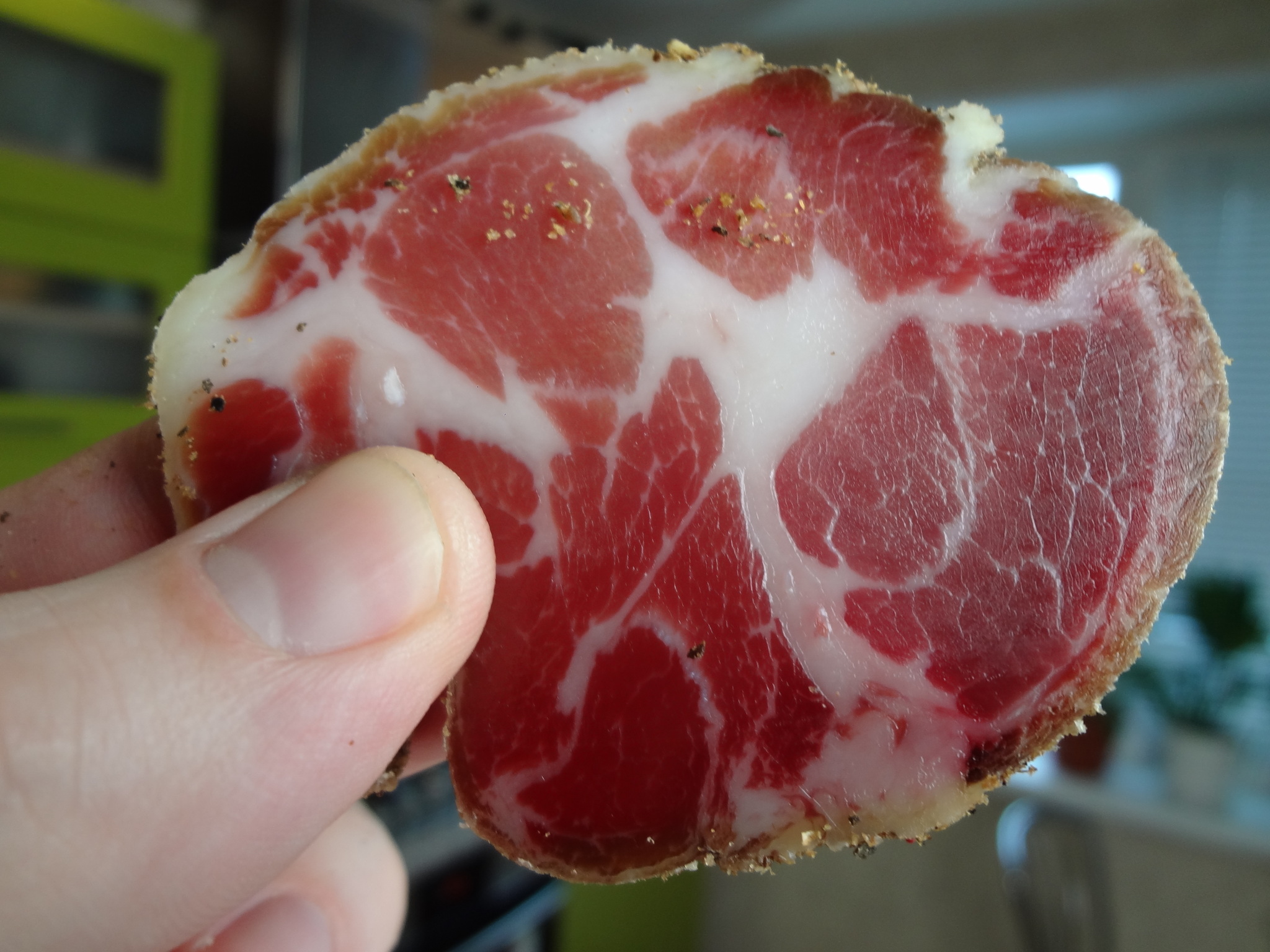 Coppa, homemade cured pork neck video recipe - My, Jerky, Video recipe, Longpost, Video, Food, Cooking, Meat