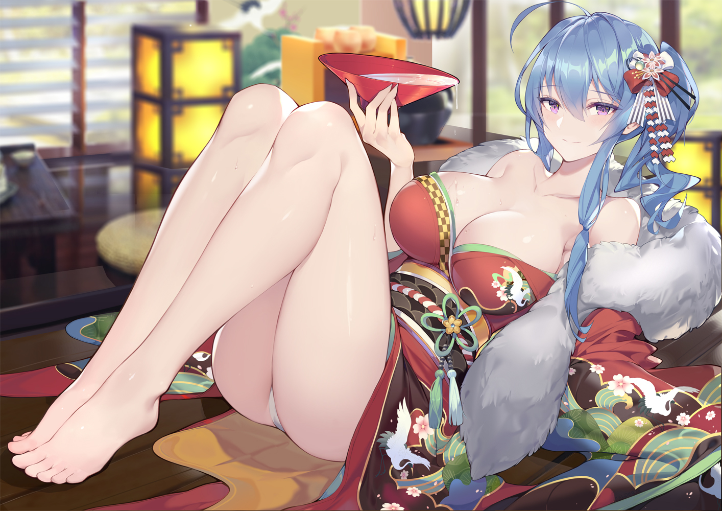 St Louis (Azur Lane) - NSFW, Anime, Anime art, Azur lane, St louis, Kimono