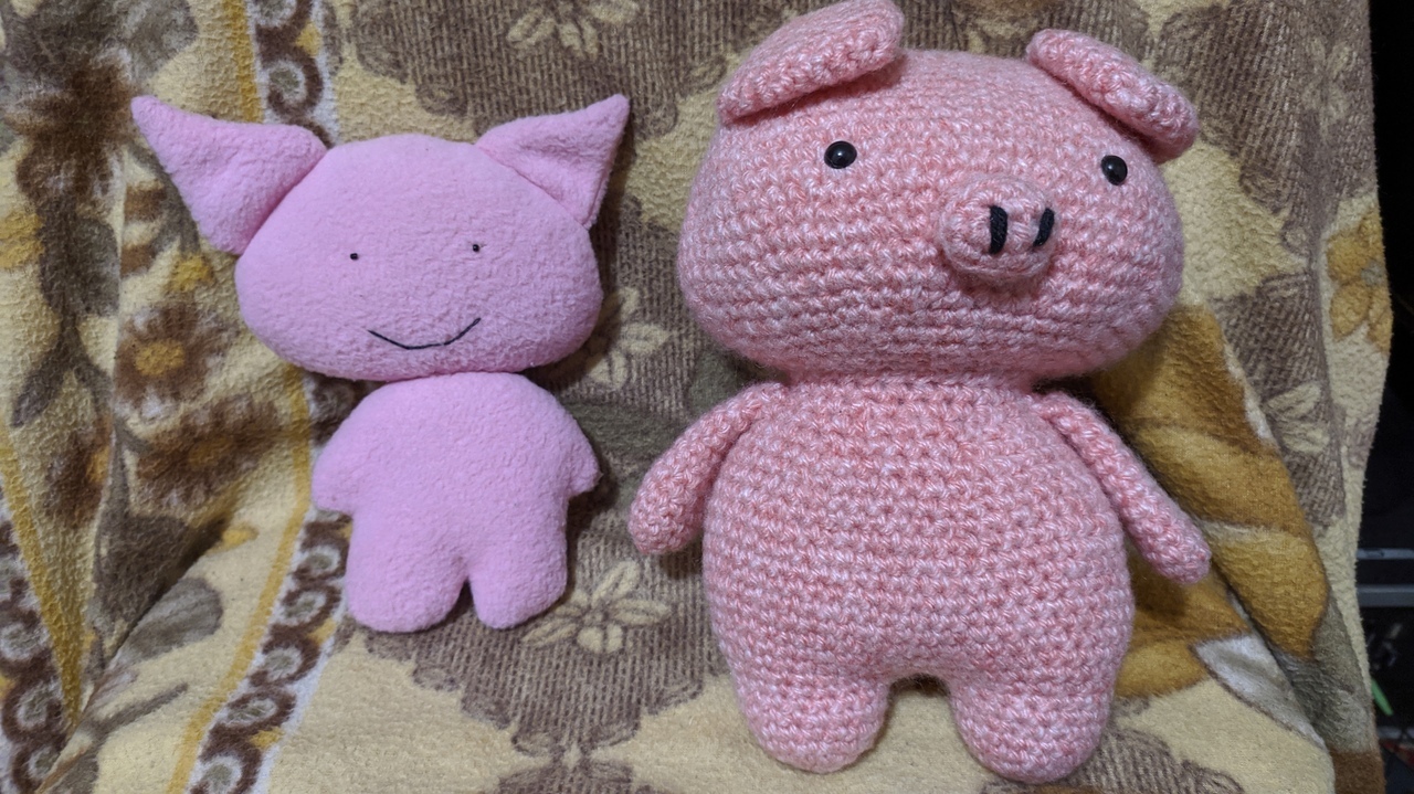 I’ll give you two whole piglets! - My, Crochet, Piglets, Longpost, Friday tag is mine