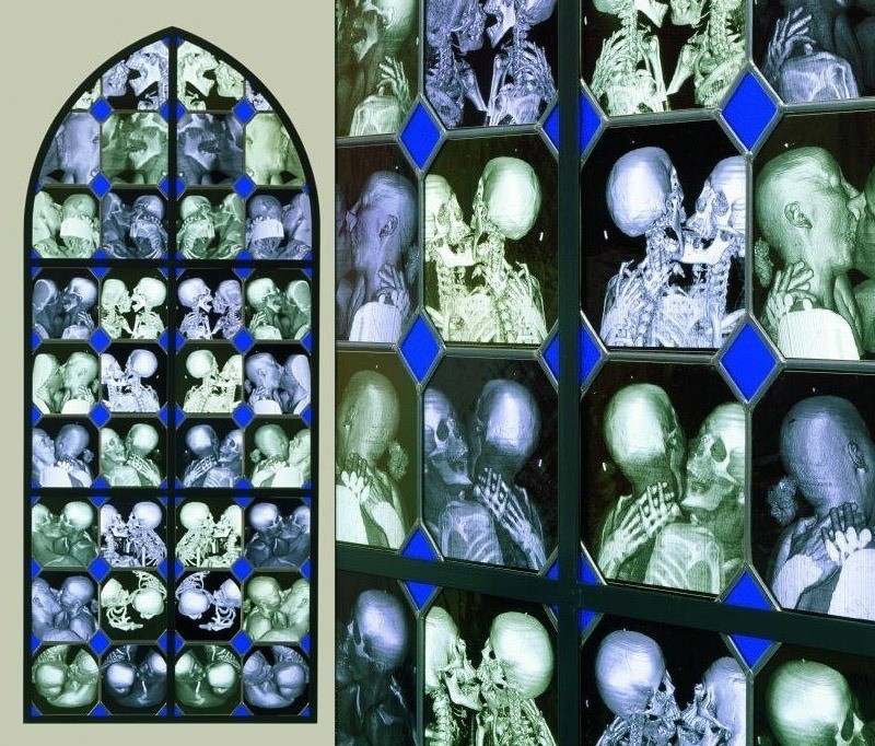 Stained glass from X-rays - X-ray, Stained glass, Longpost