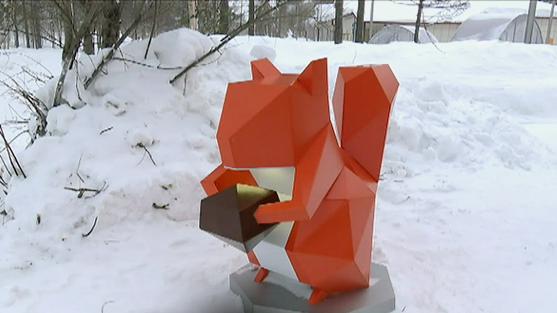 A warming squirrel will save you from the frost - Yamal, Muravlenko, Grants, Creation, Youth, Art object, Art, Video