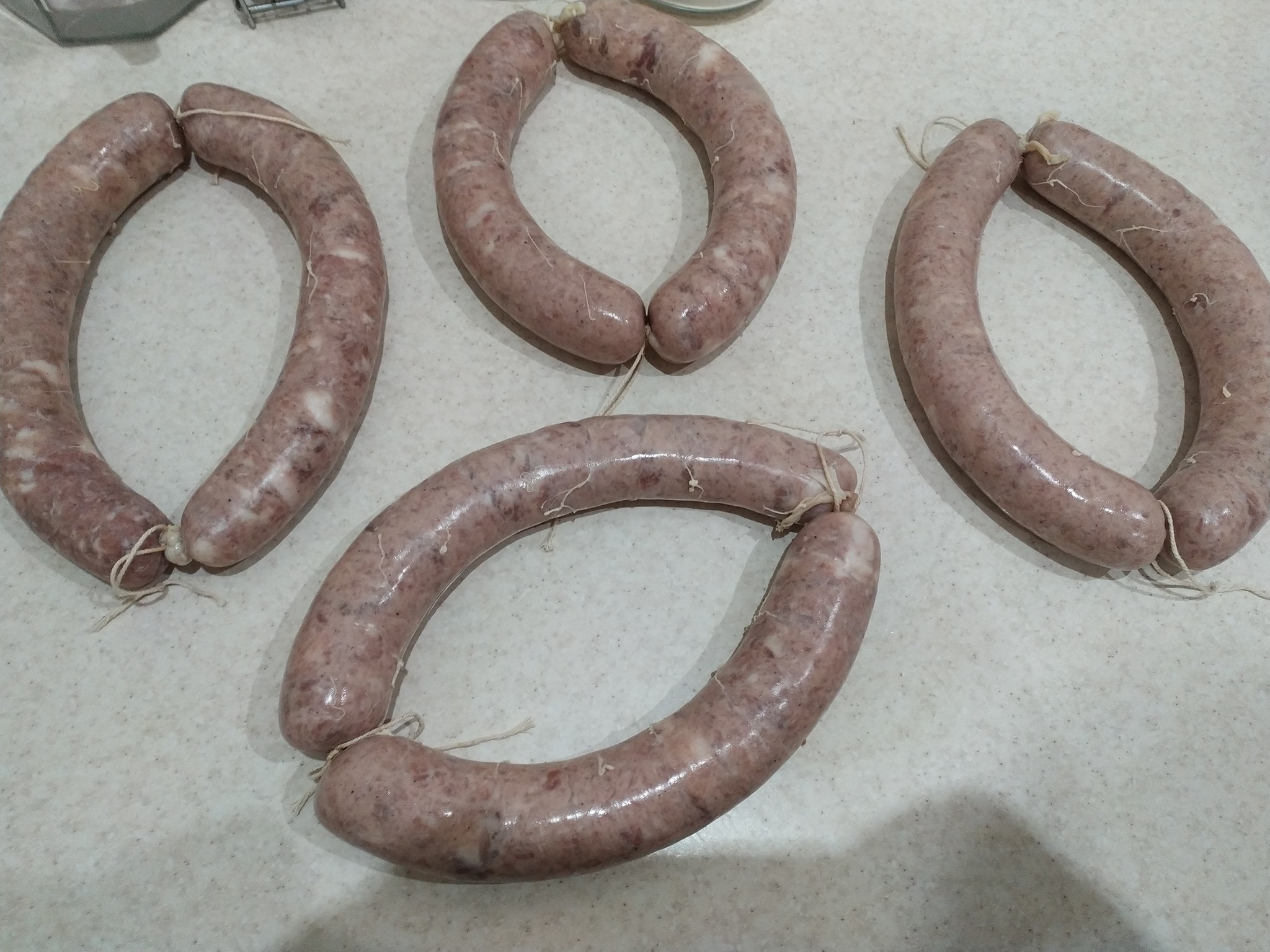 Kyiv sausage - My, Sausage, Food, Meat, Smoking, Longpost, Recipe