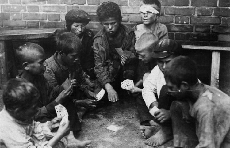 Street children in Soviet Russia - Street kids, the USSR, 1920s, Society, Old photo, Hooligans, Longpost, Children