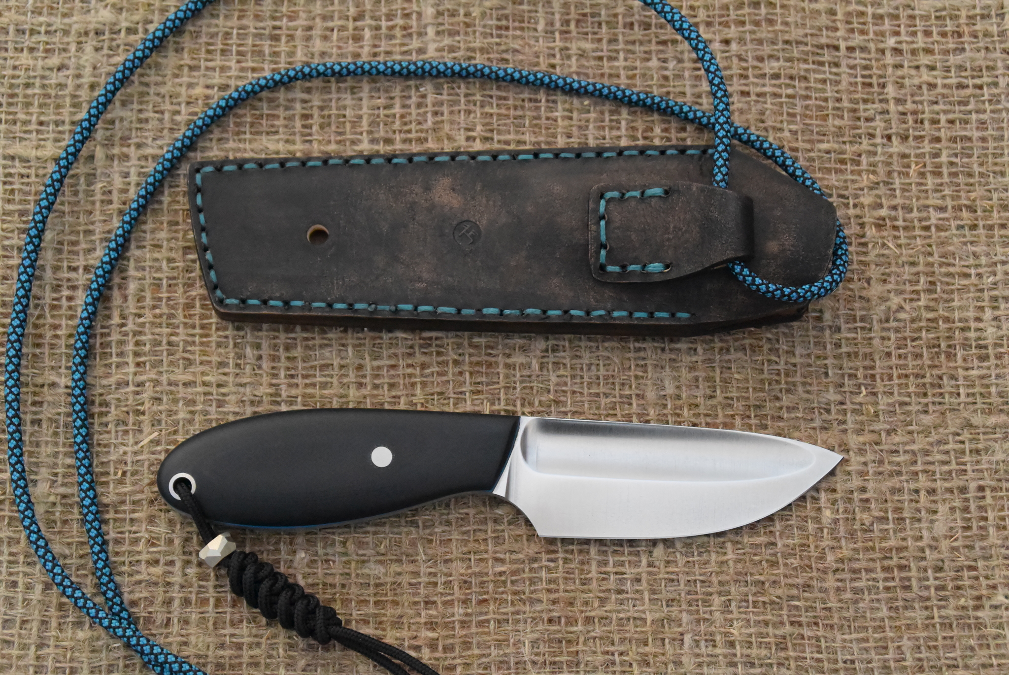 Picker in black - My, Knife, Handmade, Longpost