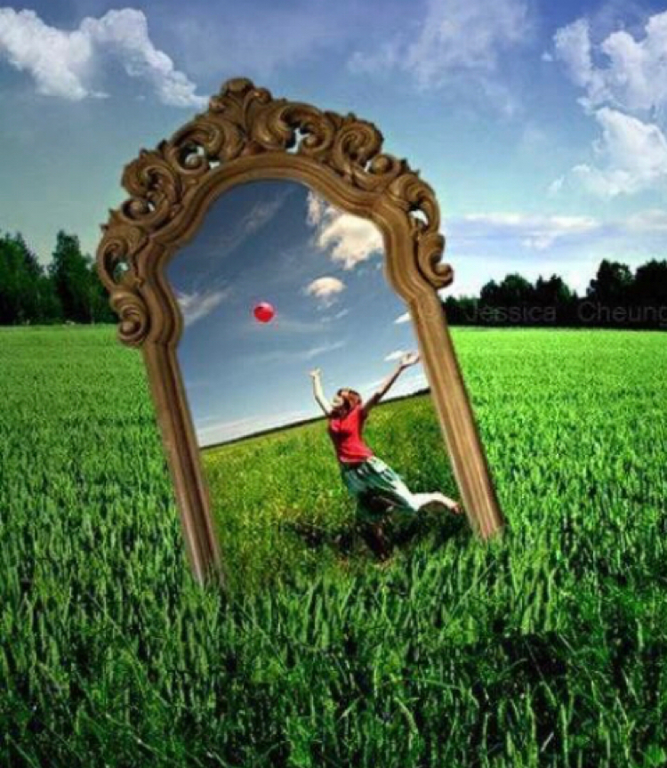 Mirror - Mirror, Field, The photo, Longpost