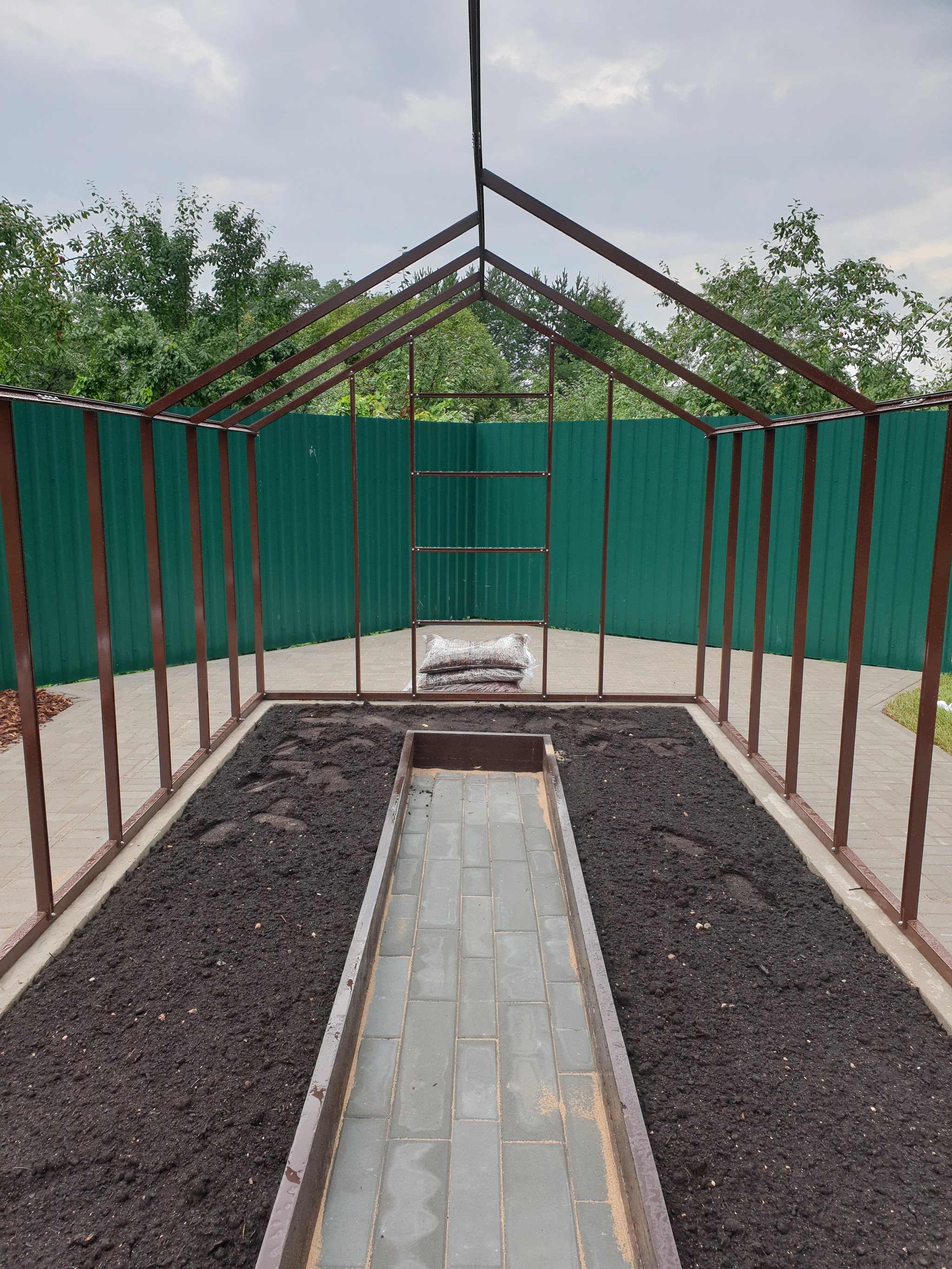 Greenhouse for the soul - Greenhouse, Landscape design, Paving stones, Building, Saint Petersburg, Video, Longpost