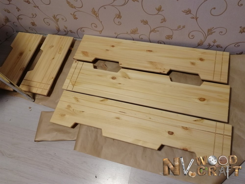 Chest of drawers for the bedroom, made of wood. Part 2 - My, Wood products, Furniture, With your own hands, Needlework with process, Needlework, Longpost