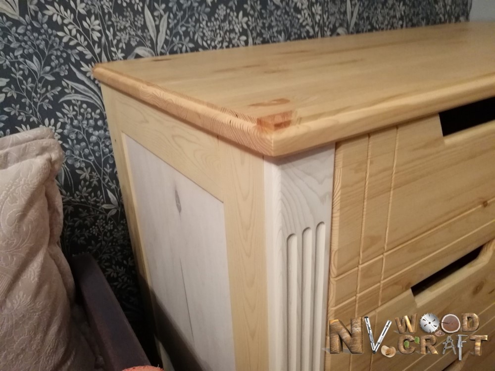 Chest of drawers for the bedroom, made of wood. Part 2 - My, Wood products, Furniture, With your own hands, Needlework with process, Needlework, Longpost