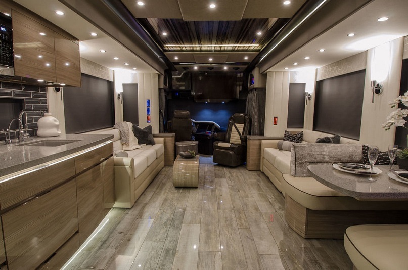 Motorhome by - Porsche (Newell Coach) - House on wheels, Porsche, Technologies, Auto, Longpost