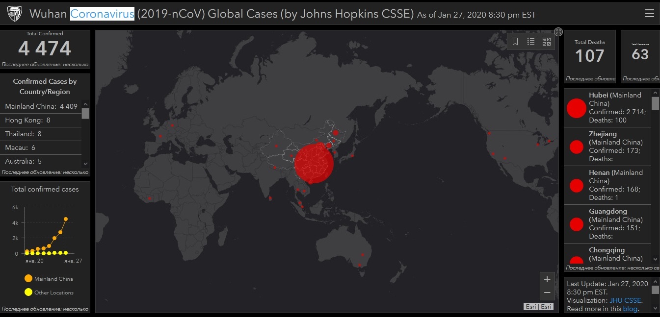 Coronavirus online map - Virus, Cards, Coronavirus