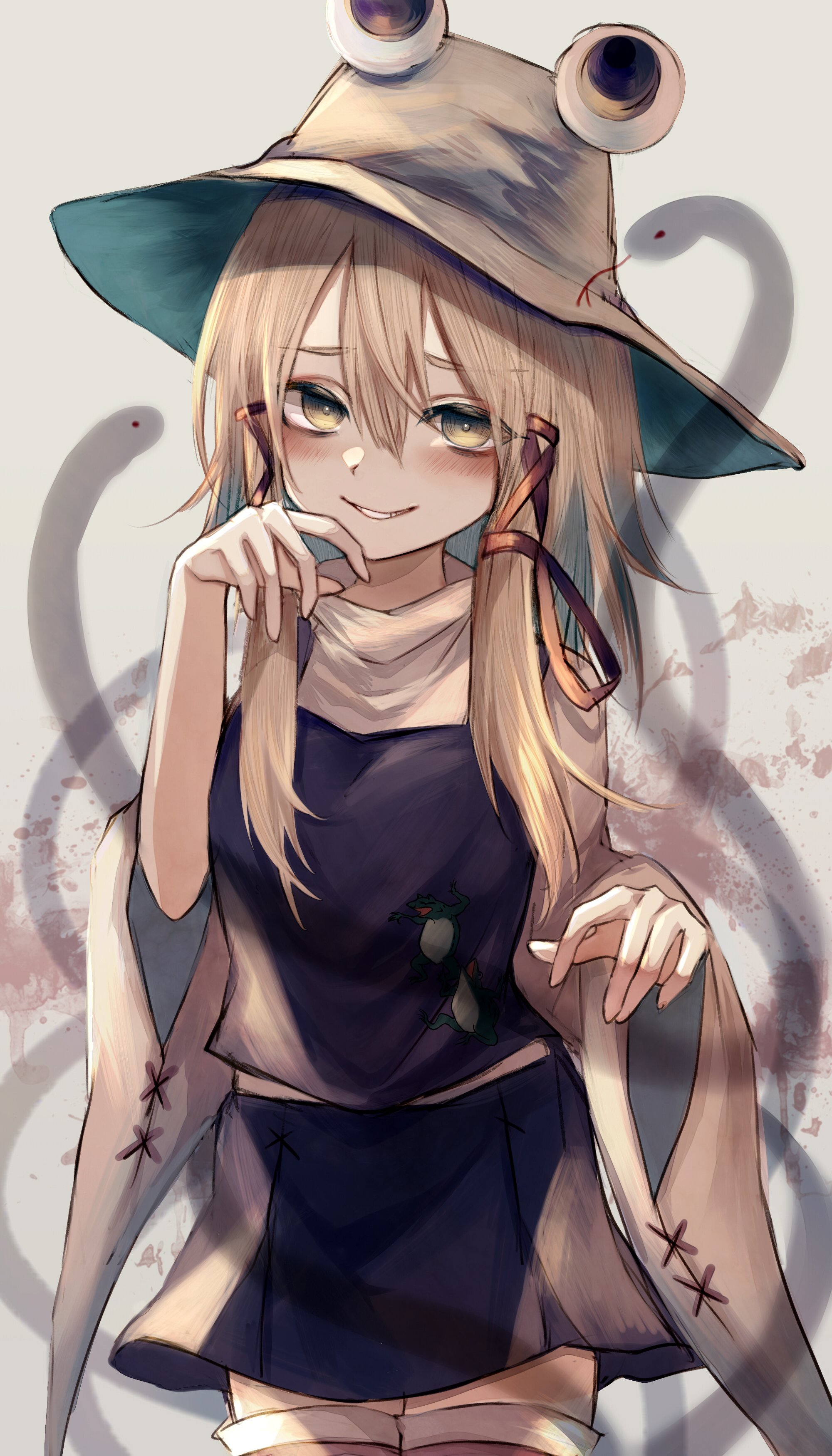 Moriya Suwako - Touhou, Anime Art, Аниме, Moriya suwako, Maho moco, Длиннопост