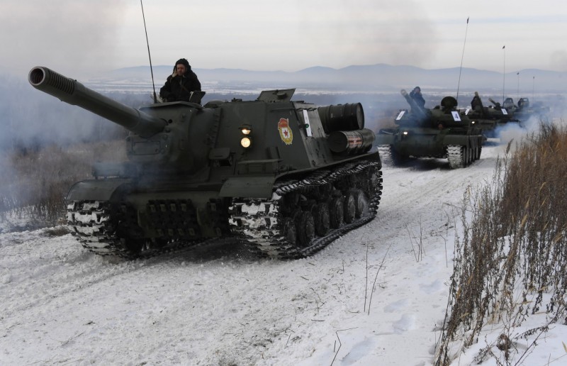 Demonstration trip - Tanks, IS-3, Isu-152, Technics, The photo, A selection, Russian army, Weapon, Longpost