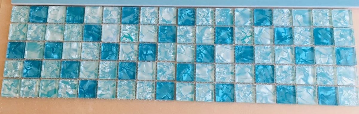 Why does the mosaic border come in “waves”? or Laying a mosaic border: Photo report from the scene - From... to...) - My, Mosaic, Border, Tilers, Building, Instructions, Tools, Tile adhesive, Repair of apartments, Longpost