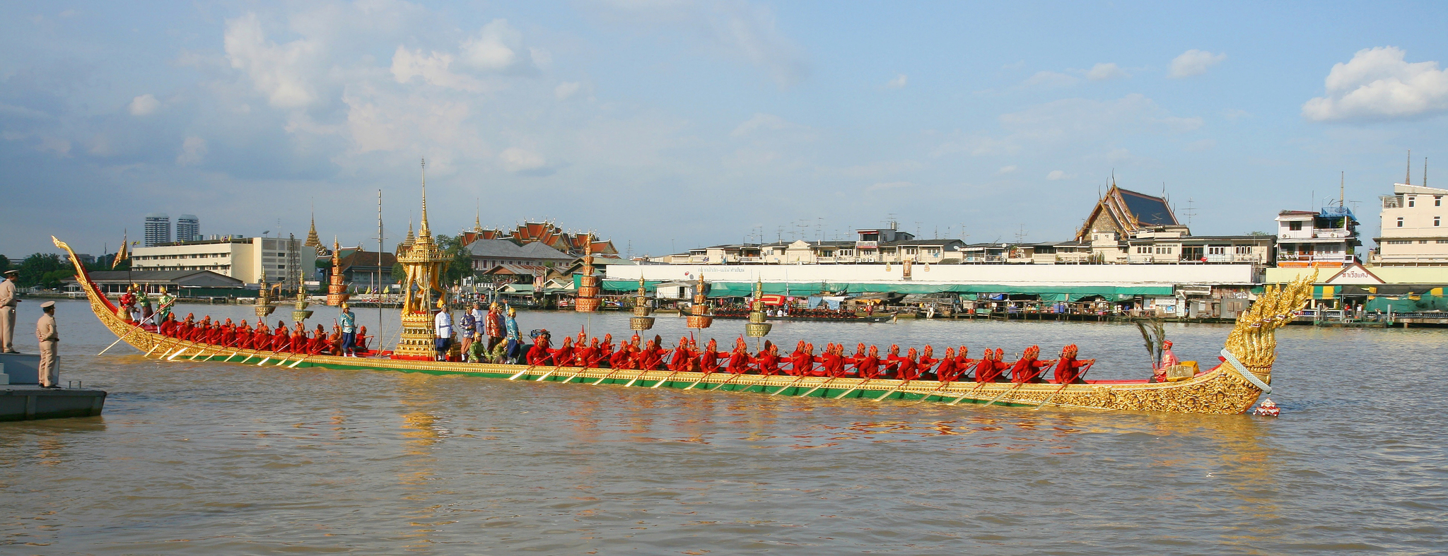 River ceremonial transport of the kings of Thailand - Thailand, Traditions, Barge, Video, Longpost