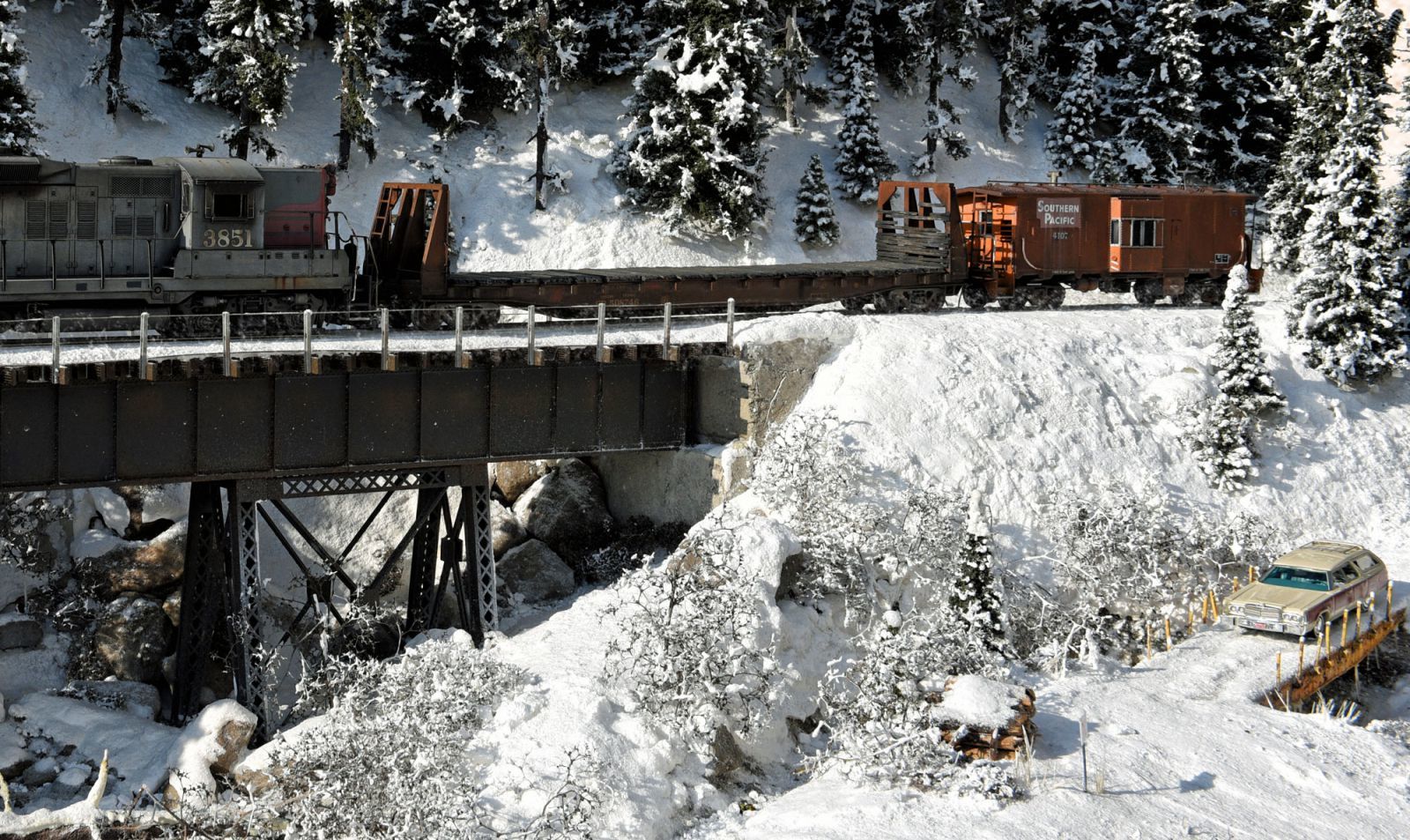 Crazy detail - Diorama, Stand modeling, A train, Longpost