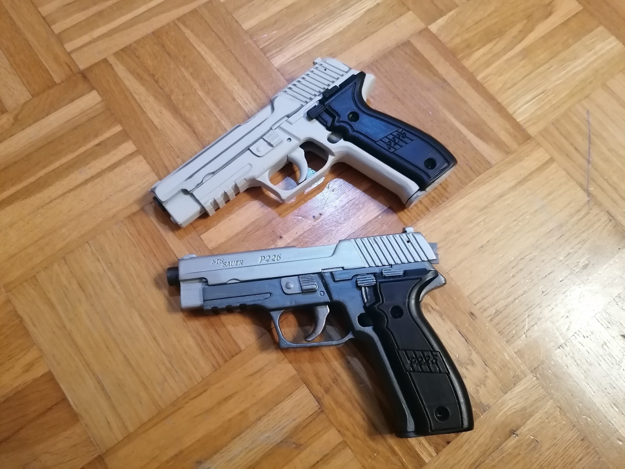 Sig Sauer P226 на 3д принтере - Моё, Оружие, 3D моделирование, 3D печать, Хобби, Самоделки, Статья, Не стесняйся своих увлечений, Япония, Видео, Длиннопост