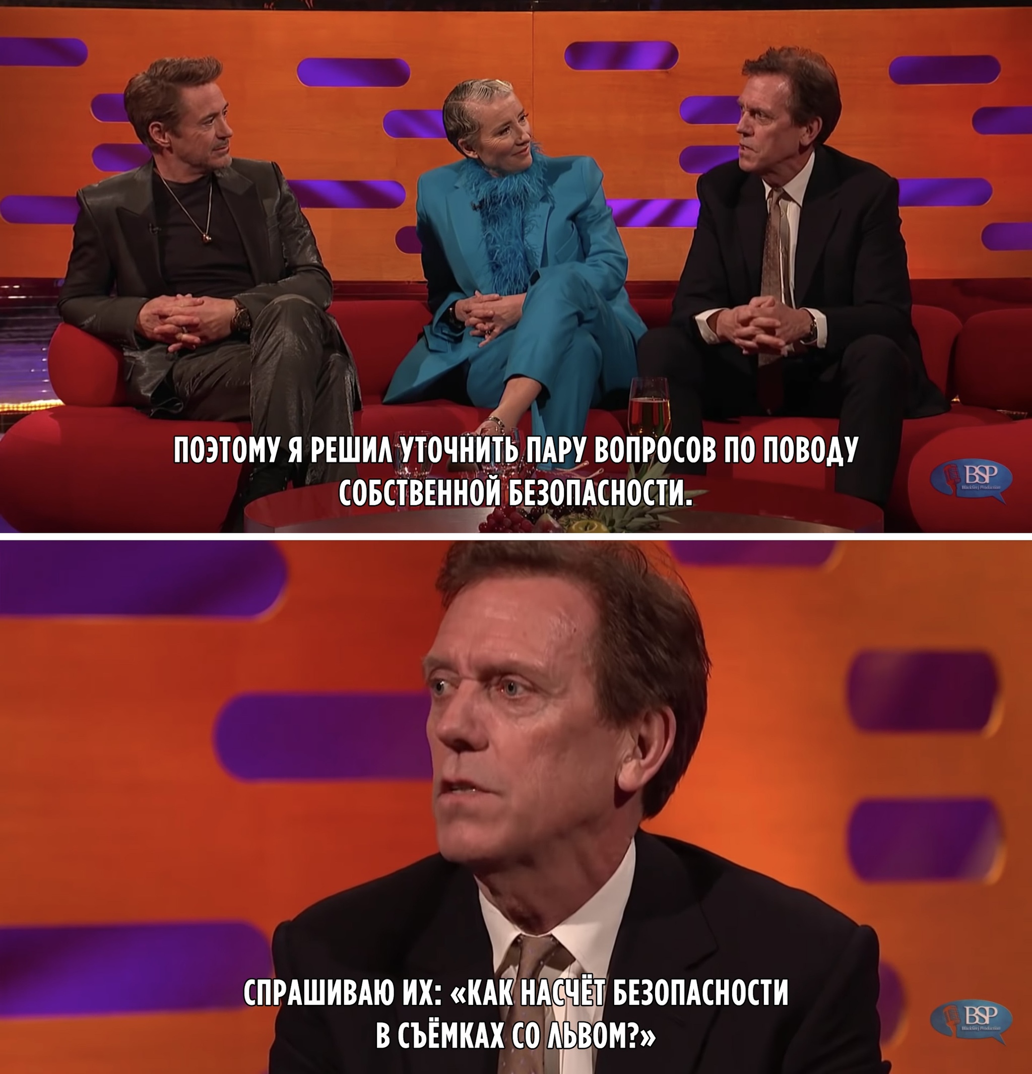 Hugh Laurie on working with dangerous animals - Hugh Laurie, Storyboard, Humor, Animals, Movies, Longpost, Actors and actresses, Celebrities, The Graham Norton Show