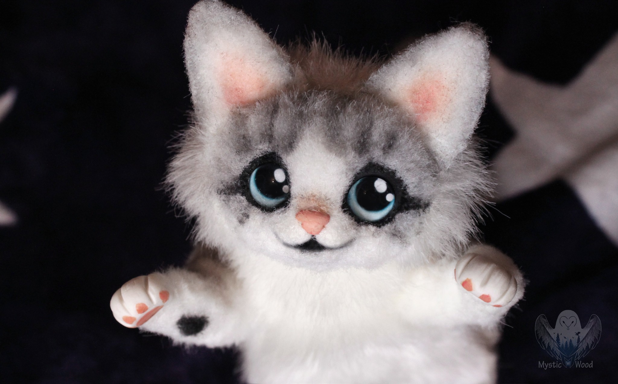 Tabby Kitten - My, cat, Handmade, Needlework without process, Polymer clay, Toys, Longpost