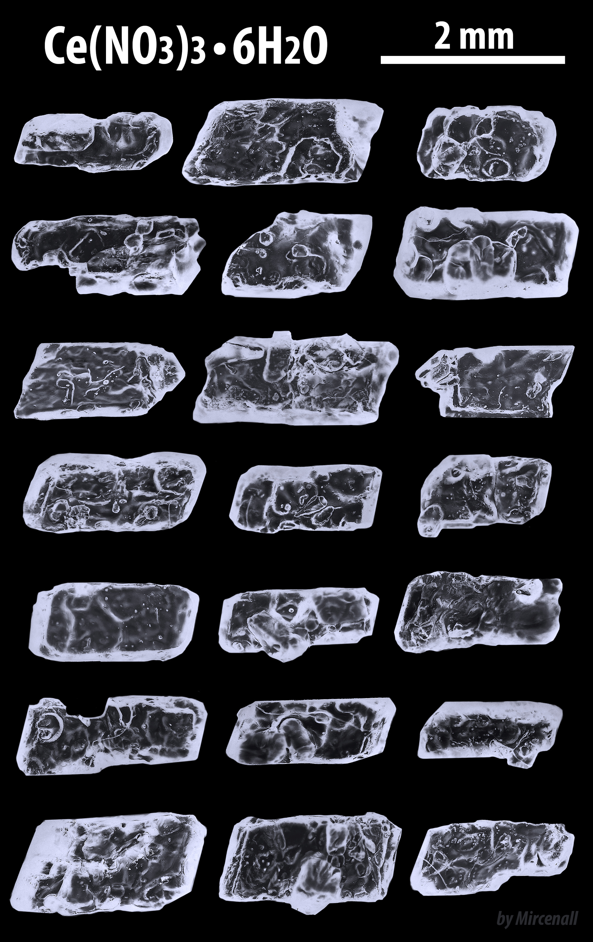 Cerium nitrate crystals - My, Chemistry, League of chemists, Crystals