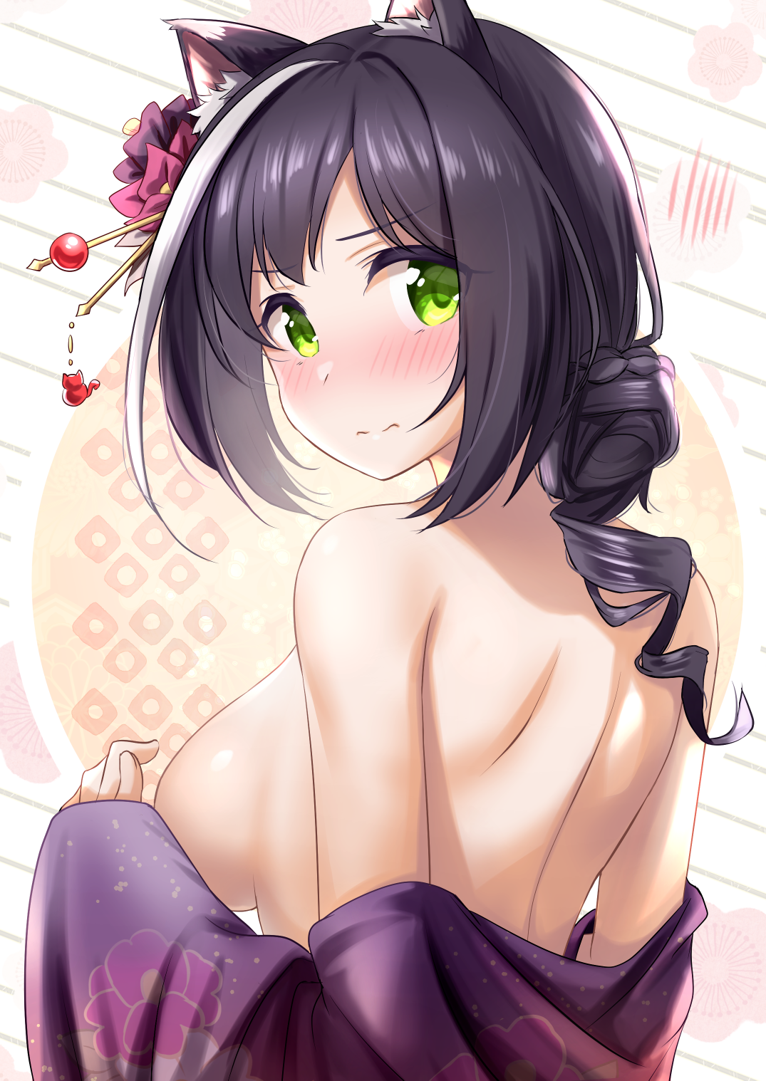 Kyaru - NSFW, Kiruya Momochi, Princess Connect! Re: Dive, Breast, Animal ears, Anime art, Anime, Blush