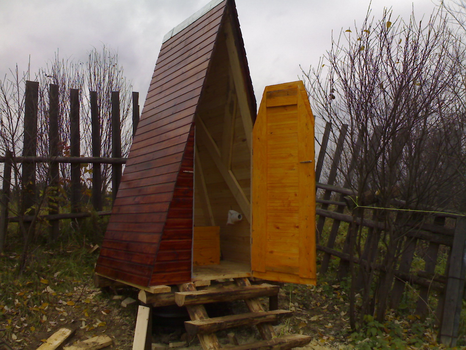 What you can't do without on a construction site - My, Favorite dacha, Dacha, Toilet, Building, Longpost