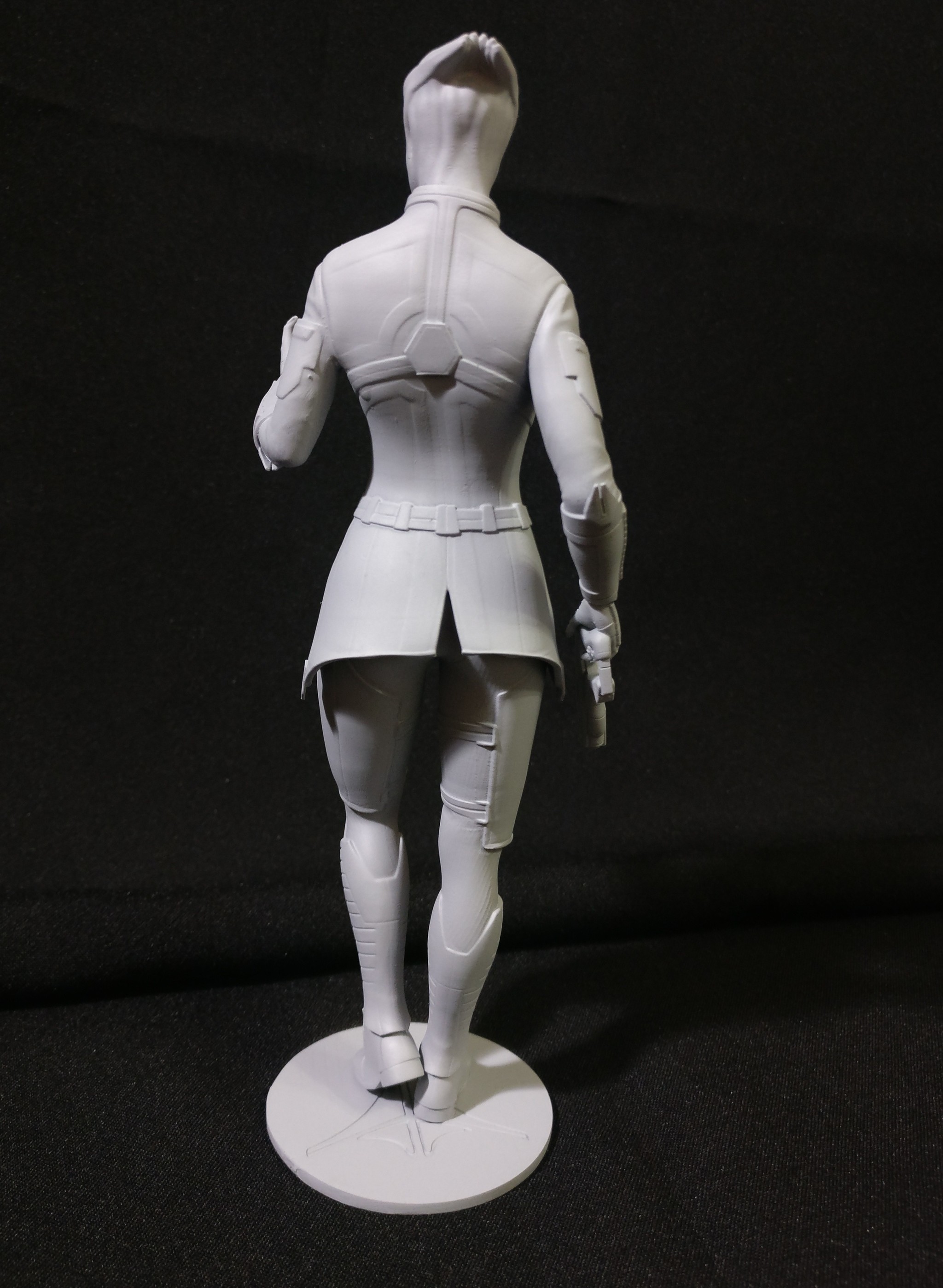 Mass effect, Liara. Printing the model - My, Mass effect, Bioware, Zbrush, 3D printer, 3D modeling, Author's toy, Sculpture, Video, Longpost, Liara Tsoni