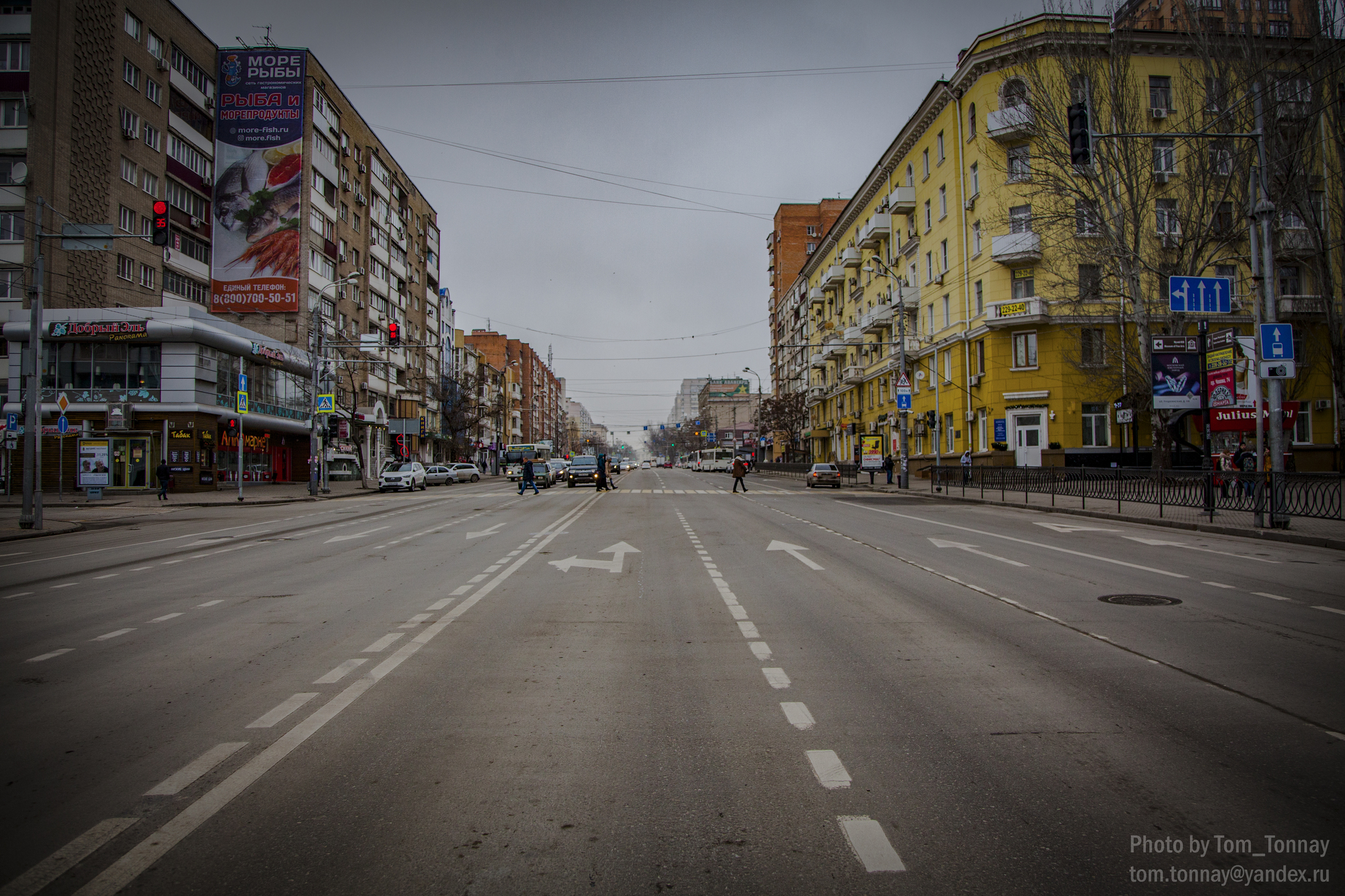 Walk around Rostov-on-Don - My, Rostov-on-Don, City walk, Fog, The street, cat, Architecture, Town, Travel across Russia, Longpost