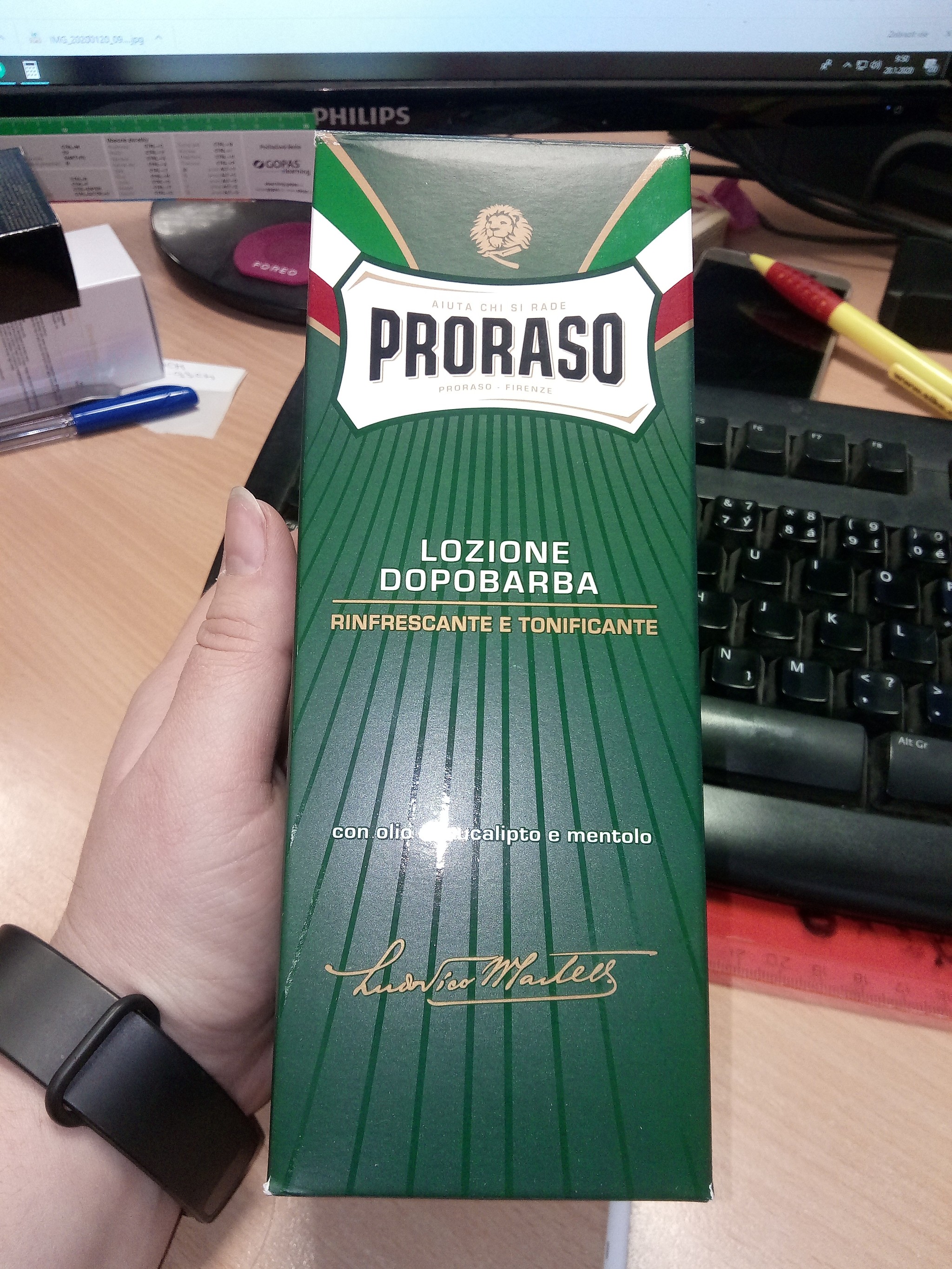 Косметика для бритья Proraso. Ментол. Где купить недорого? - Моё, Бритье, Вкб, Мыло для бритья, Лосьон, Отзыв, Длиннопост