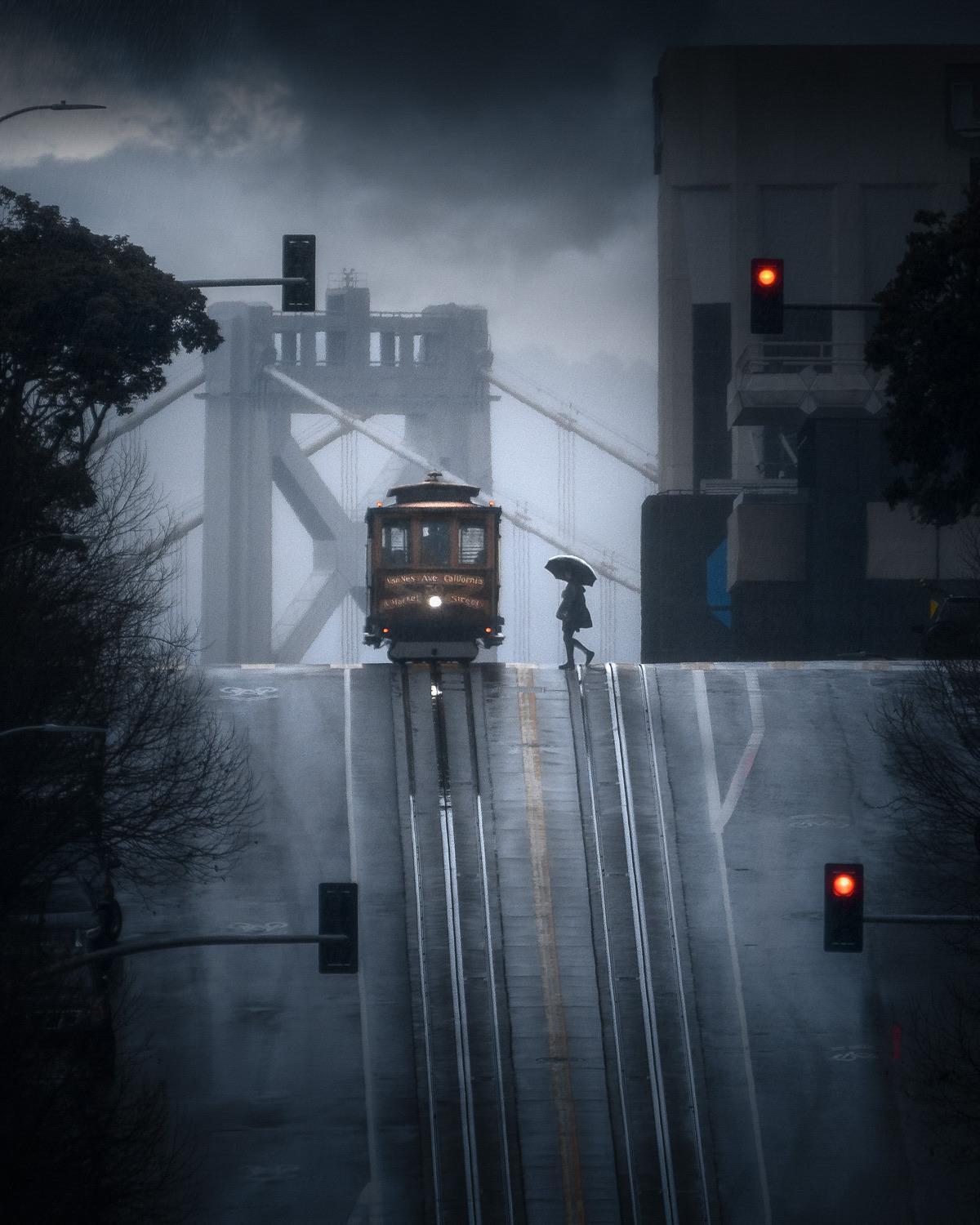 San Francisco - Goro, Tram, Fog