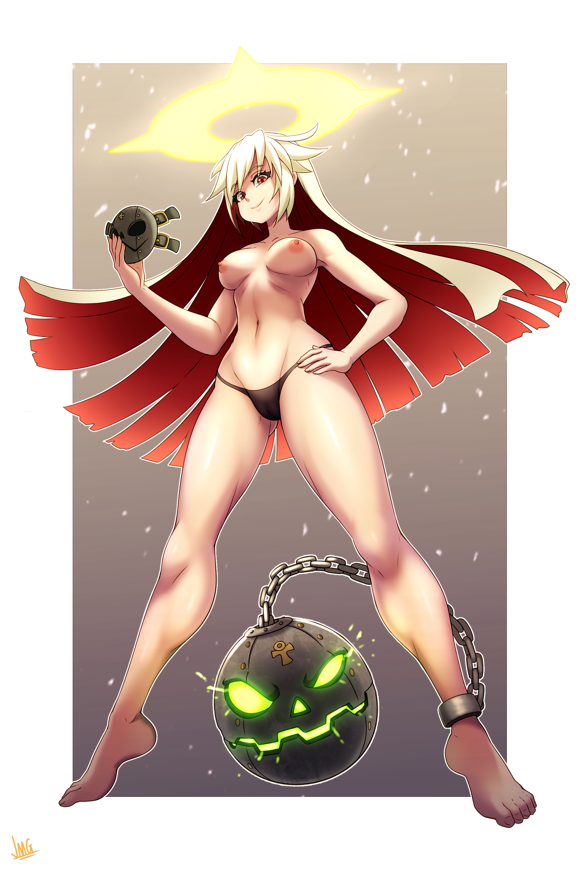 Jack-O' Valentine - NSFW, Jmg, Арт, Guilty Gear, Jack-o Valentine, Эротика, Рисованная эротика, Аниме, Anime Art, Длиннопост