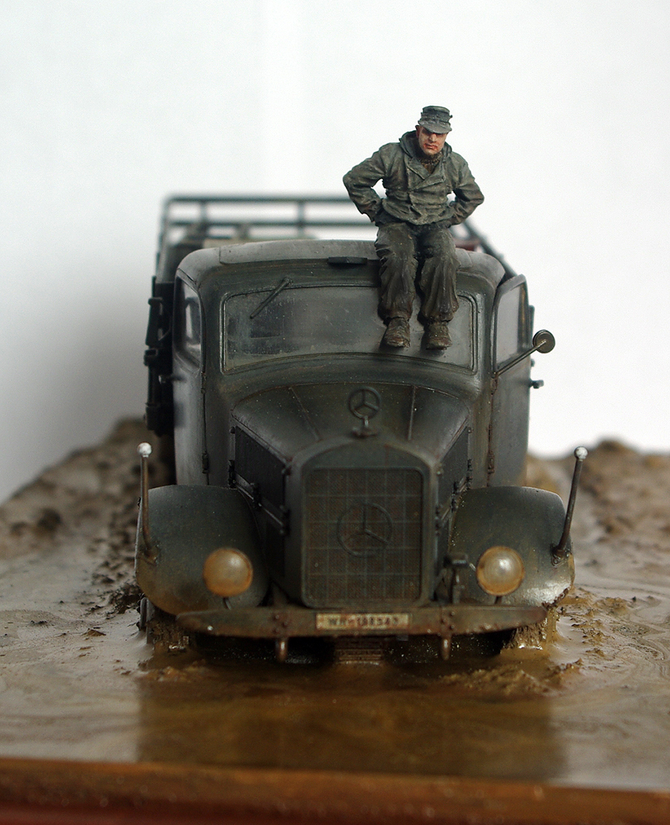 Post #7217595 - My, Modeling, Truck, The Great Patriotic War, Transport, Diorama, Longpost
