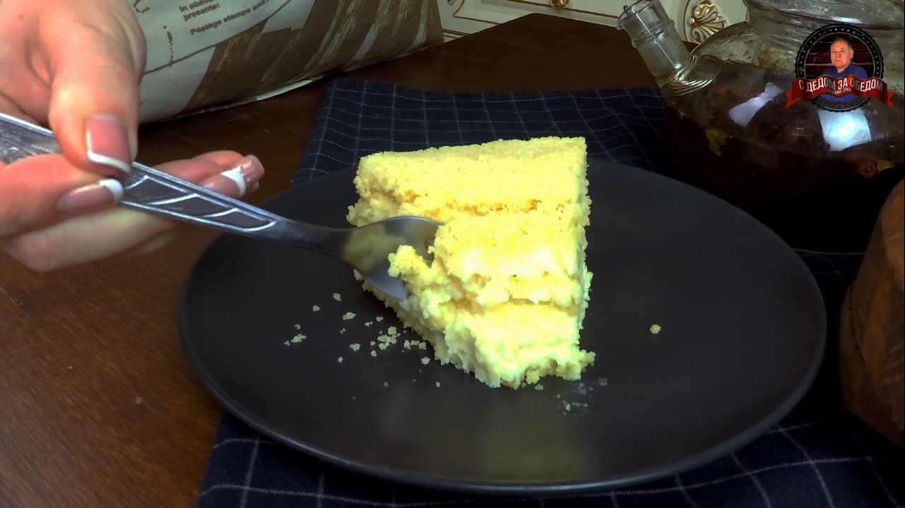 No-bake cake with custard - My, No baking, Cake, Recipe, Yummy, Video recipe, With grandfather at lunch, Video, Longpost, Cooking