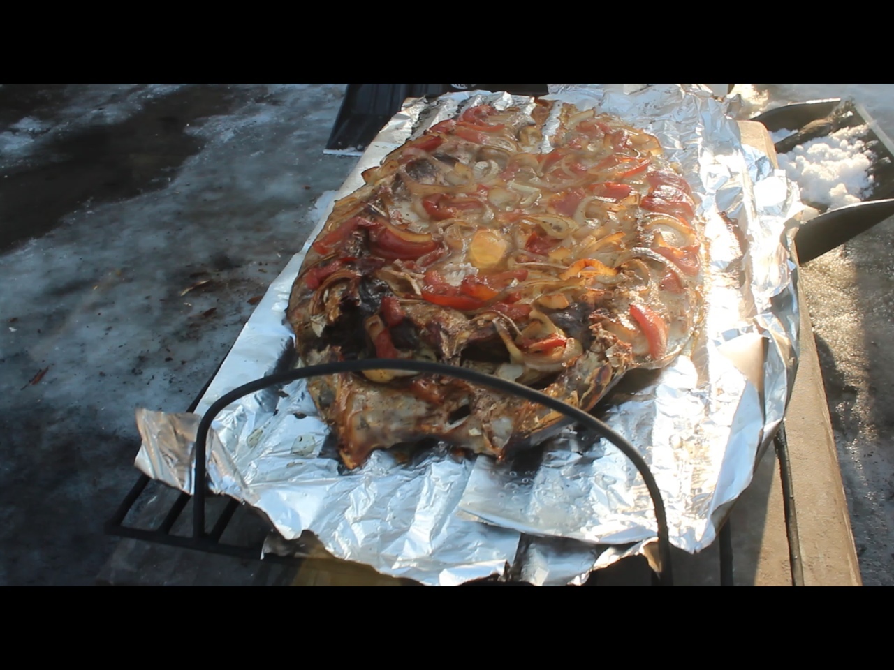 Mutim Koktal - My, A fish, Men's cooking, Koktal, Food, Recipe, Video, Longpost