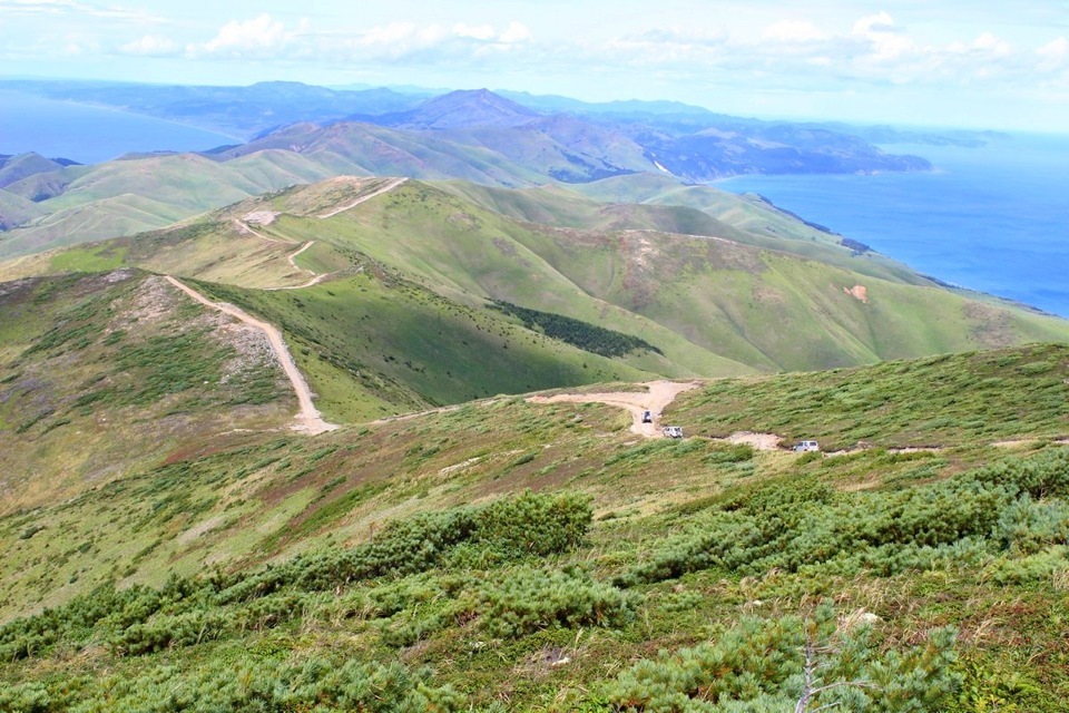 Красоты Сахалина, гора Крузенштерна, побережье острова и утонувшие машины - Моё, Сахалин, Туристы, Бездорожье, Offroad, Видео, Длиннопост, Автопутешествие