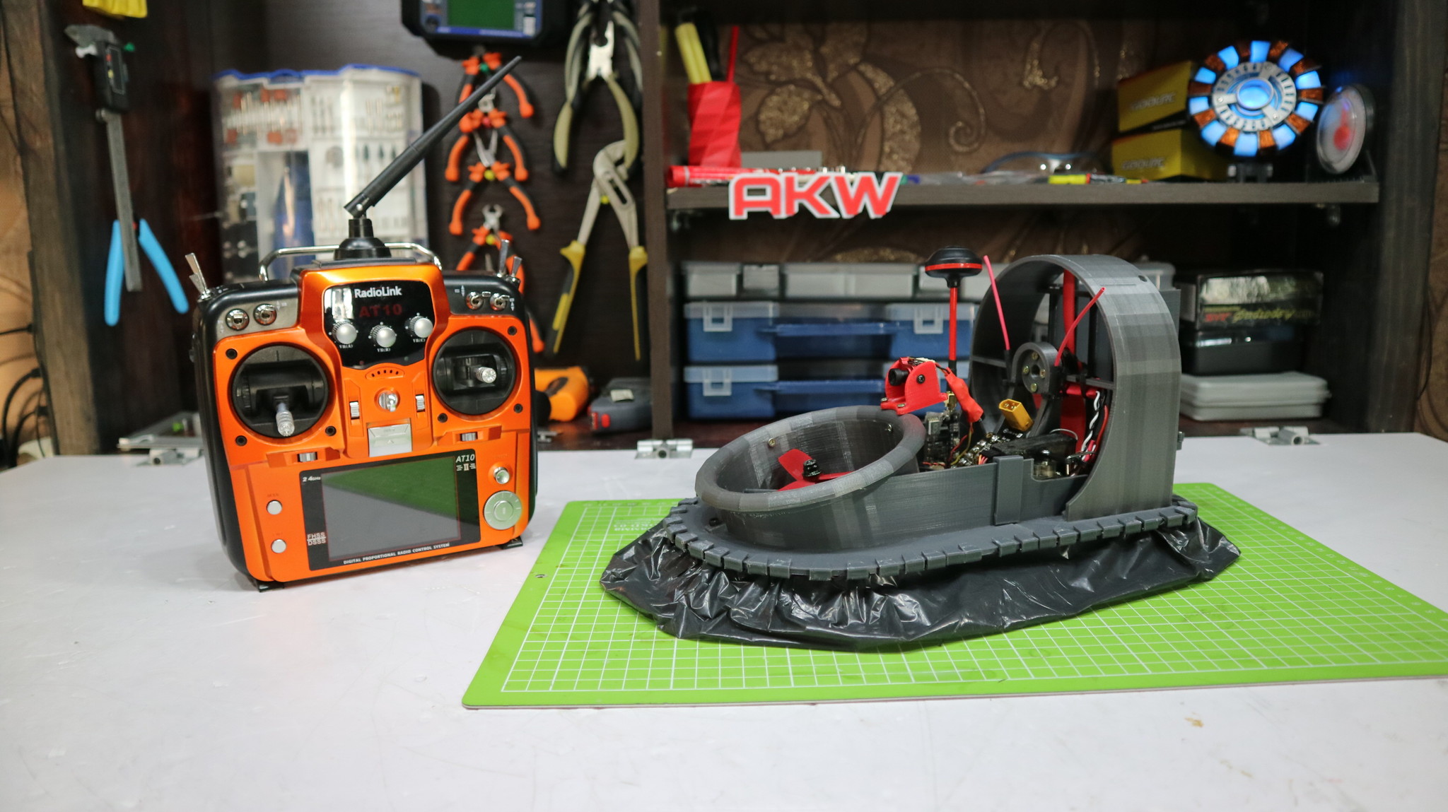 R\U FPV Hovercraft - My, 3D печать, FPV, Hovercraft, Video, Longpost