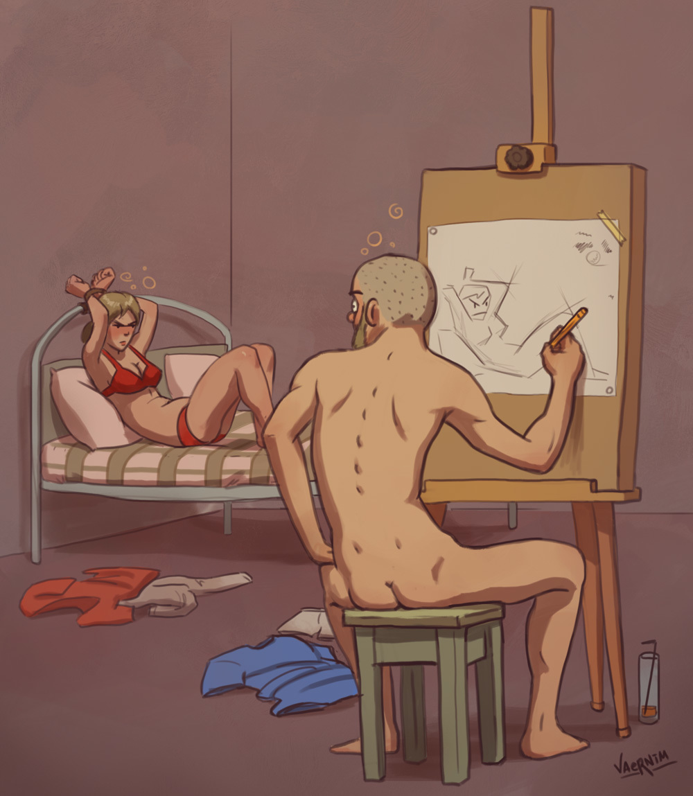 Vaerstrips 2 - Secret Desires - My, Vaerstrips, Vaernim, Comics, Humor, Women, Alcohol, Artist, Longpost