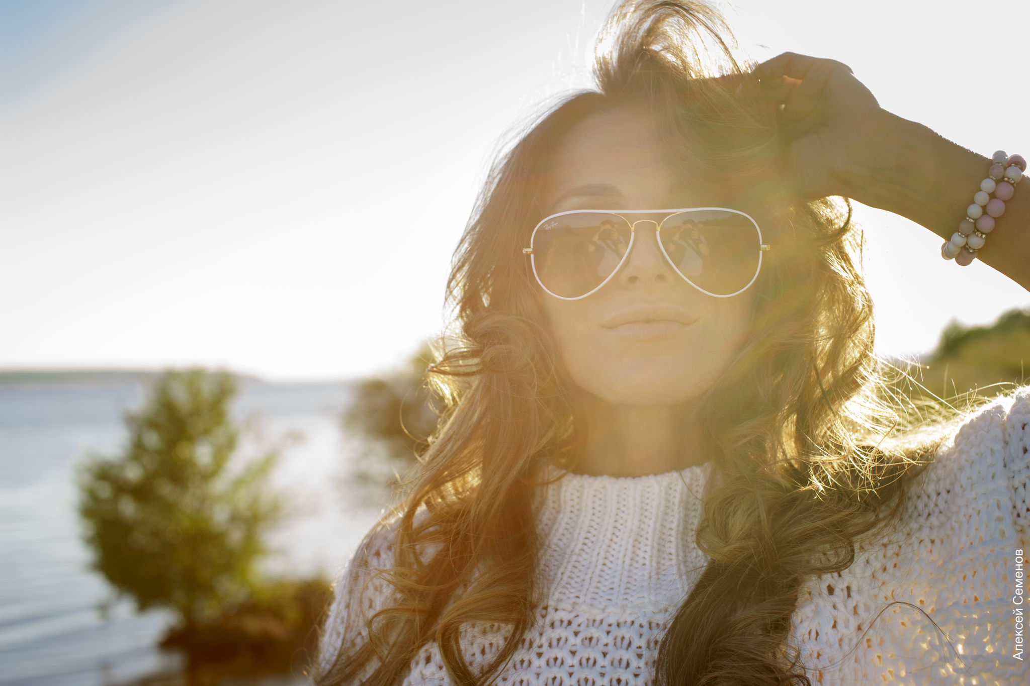 On the Sunset - My, Beach, Sunset, Girls, The photo, PHOTOSESSION, Cheboksary, Longpost