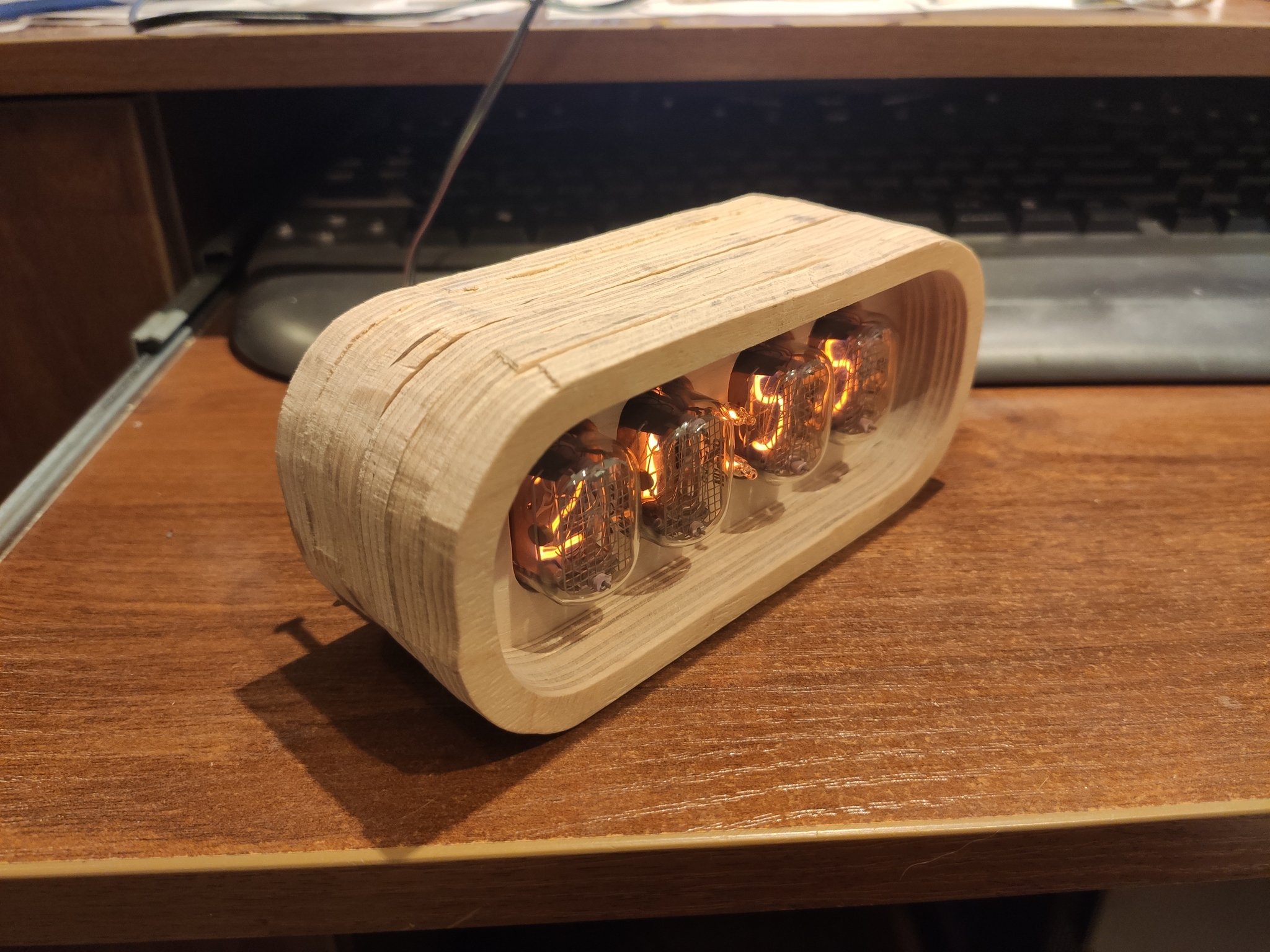 Nixie clock - My, Nixie clock, Clock, With your own hands, Longpost, Needlework with process, GIF