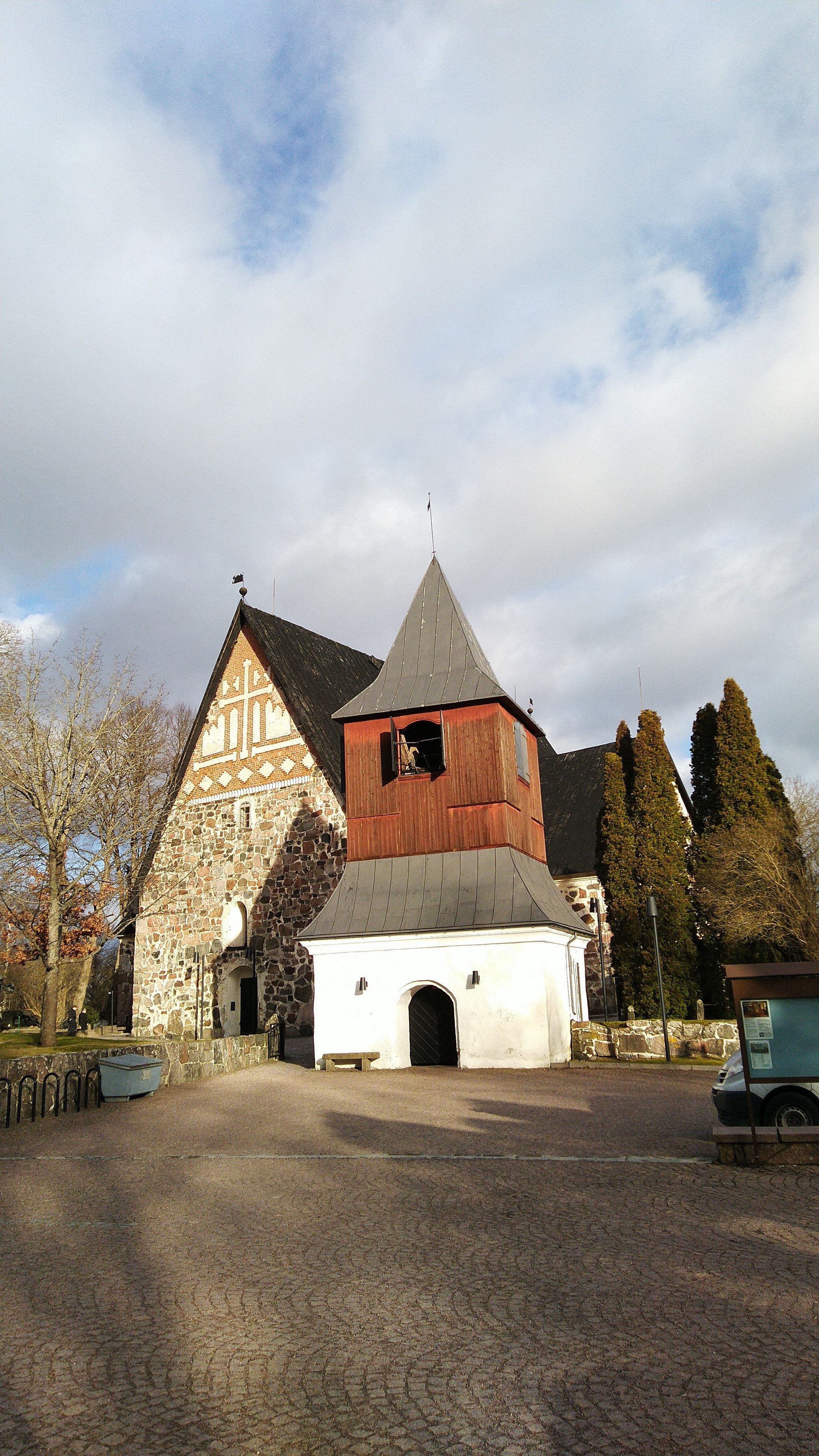 Old Church of Espoo - My, The photo, Finland, Story, Mobile photography, Longpost