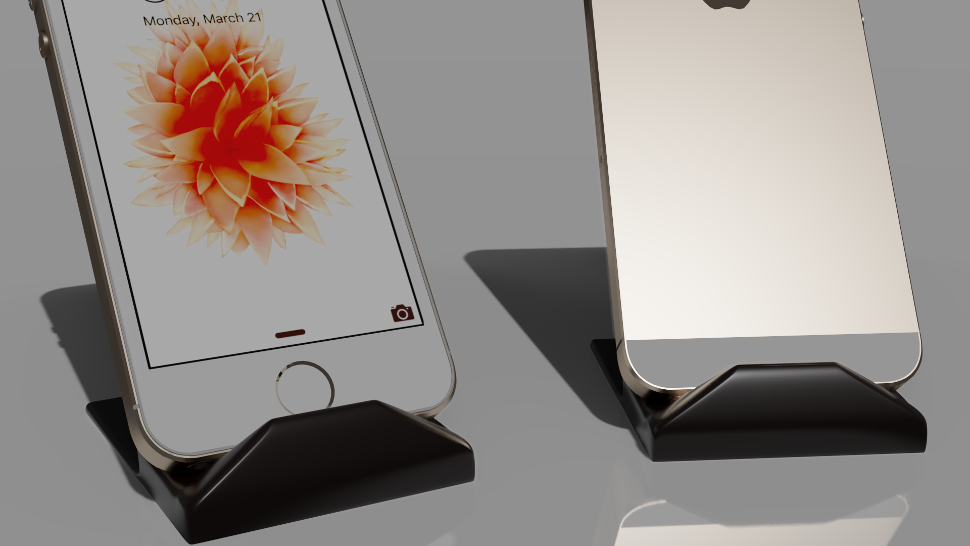 Iphone SE Gold в Blender | Пикабу