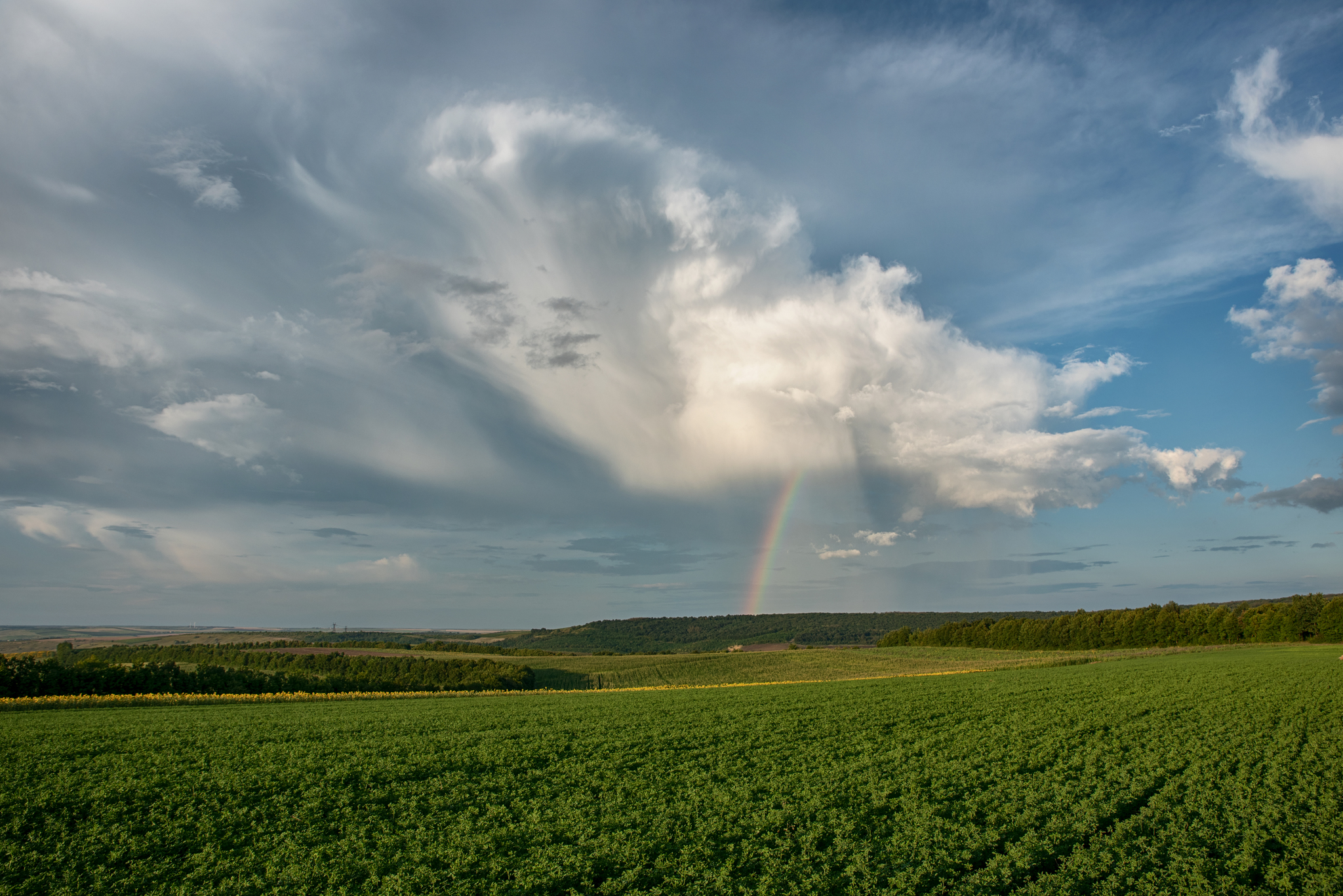 Moldova - My, Moldova, Summer, Rainbow, Sky