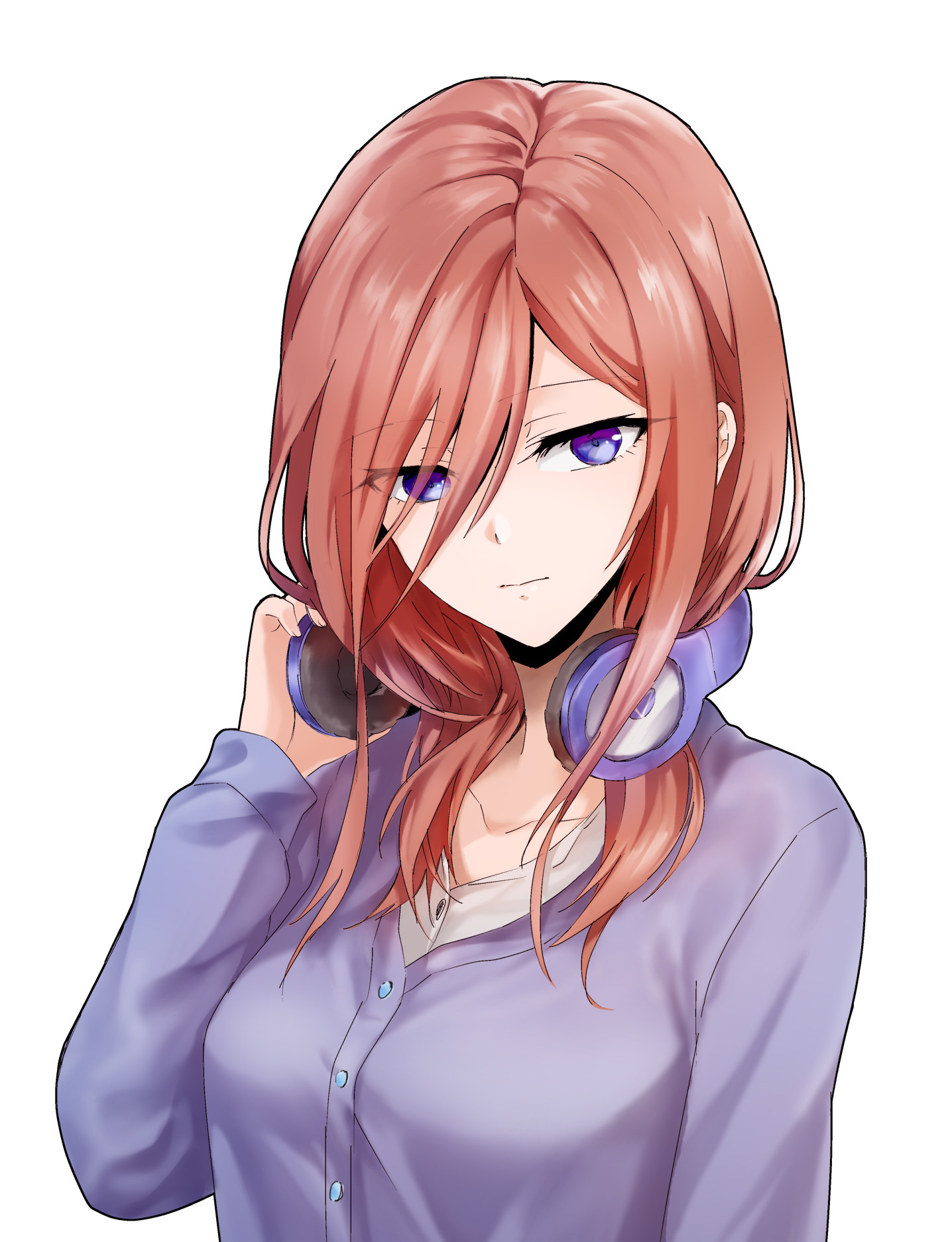 Miku - Anime, Anime art, Gotoubun no hanayome, The Quintessential Quintuplets, Nakano miku, Longpost