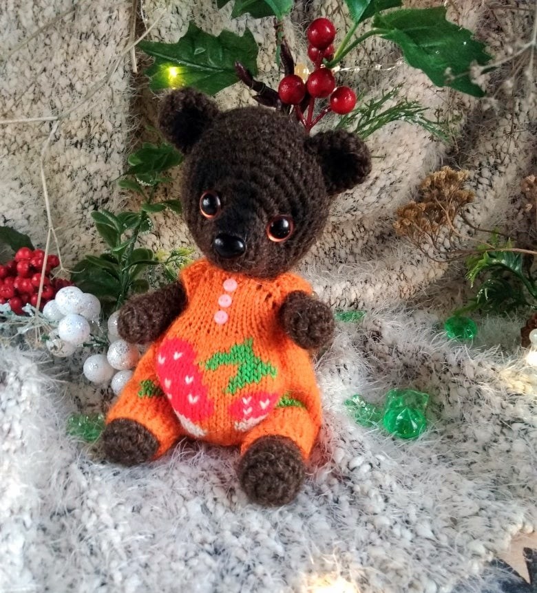 Bears from Village - My, Knitting, Knitted toys, Bears, Knitting, Crochet, Longpost, Needlework without process