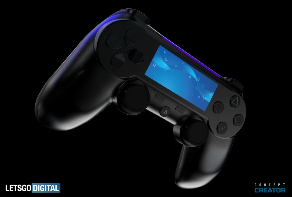 PlayStation 5 and DualShock 5 gamepad design concept - My, Playstation 5, news, Longpost