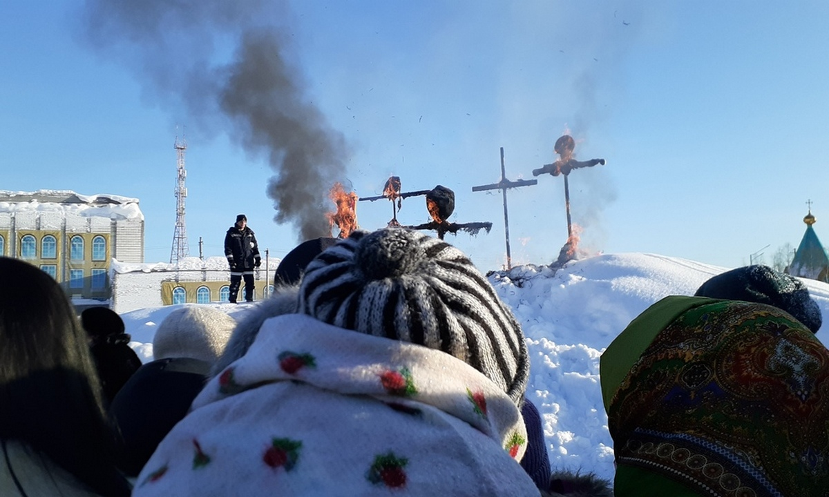 In the Murmansk region, officials apologized to believers for burning Maslenitsa effigies - Marasmus, The bottom is broken, ROC, Murmansk region, Apatity, Insulting the feelings of believers, Maslenitsa