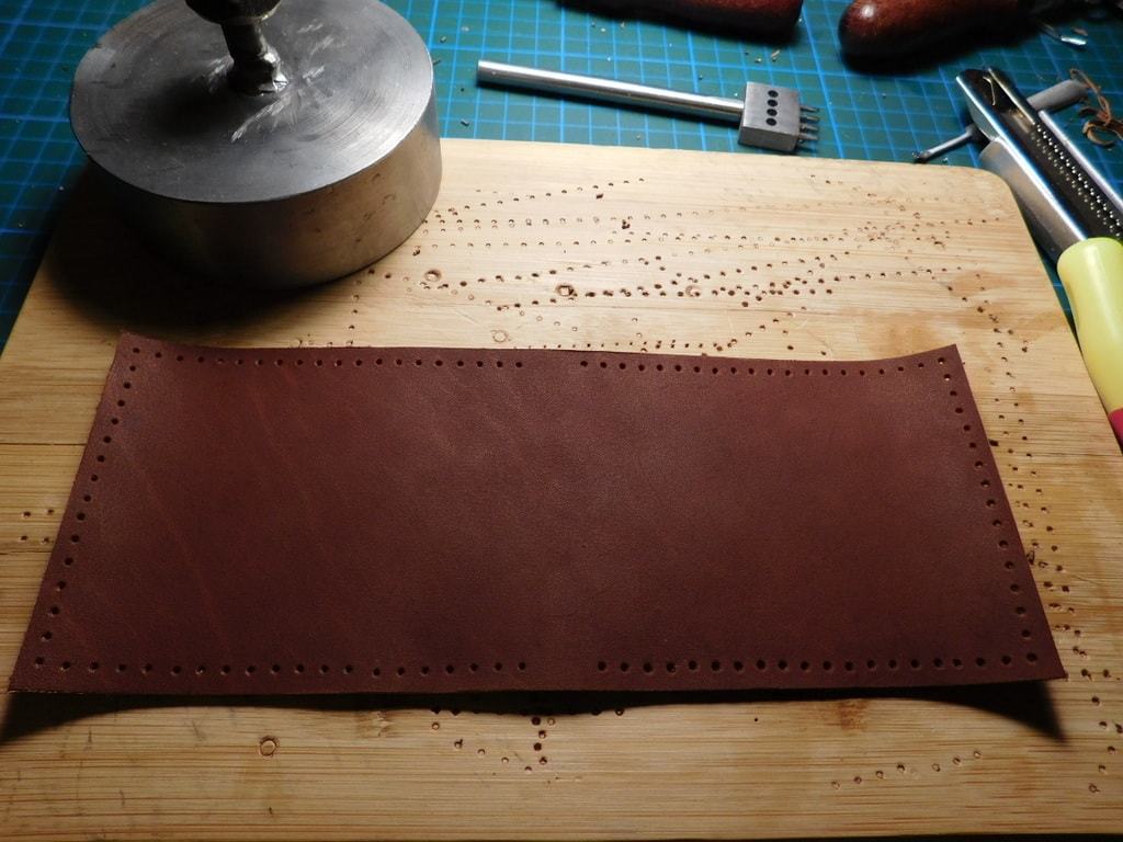 From the IT field to crafting or finding yourself. Do-it-yourself trial wallet made of genuine leather - My, Leather products, With your own hands, Handmade, Wallet, Longpost